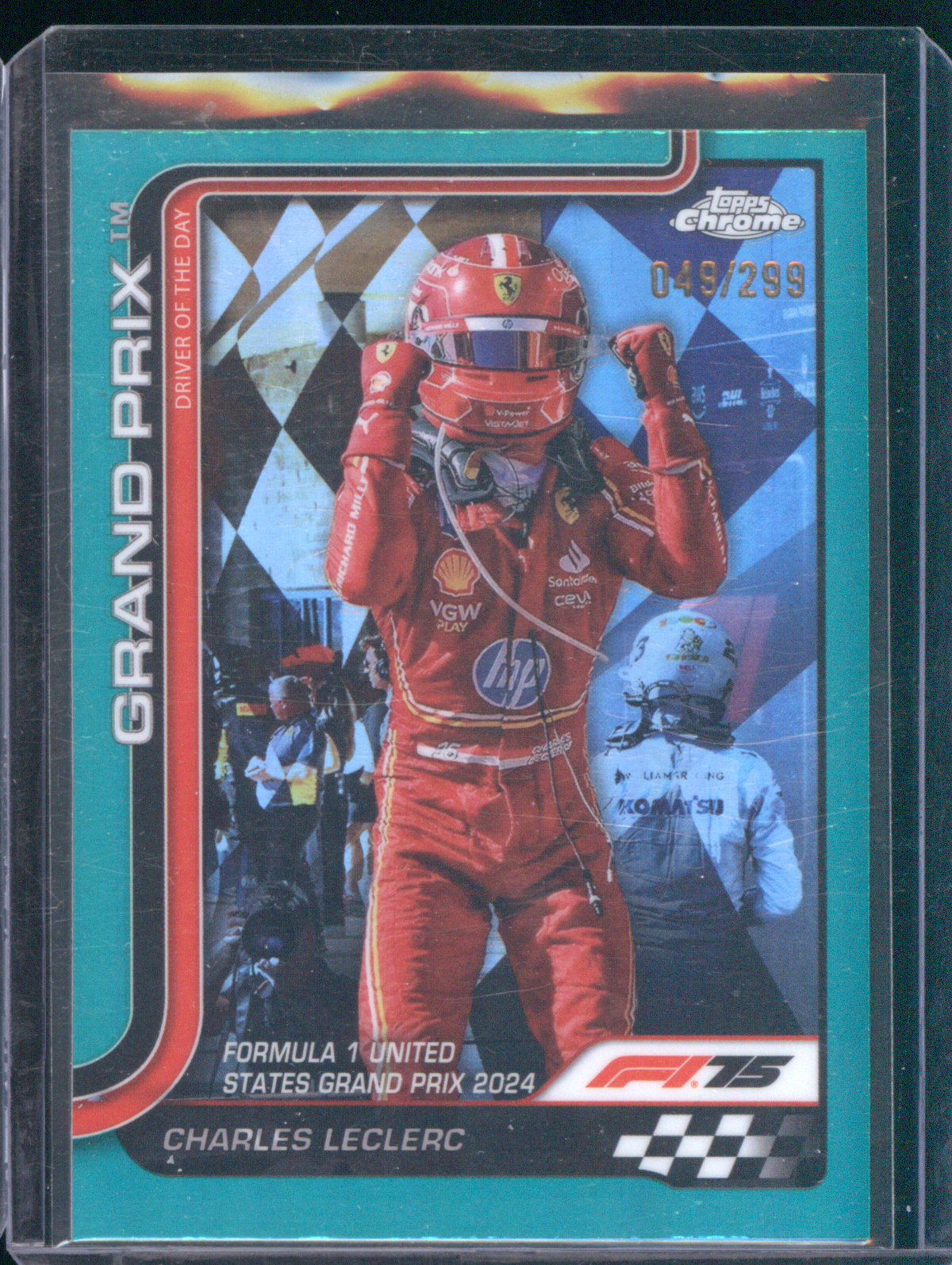 2025 Topps Chrome Formula 1 #140 Charles Leclerc — front