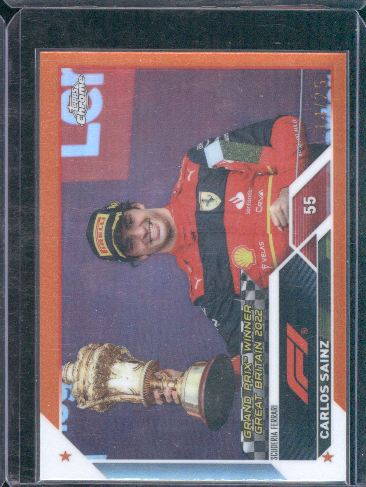 2023 Topps Chrome Formula 1 #153 Carlos Sainz — front