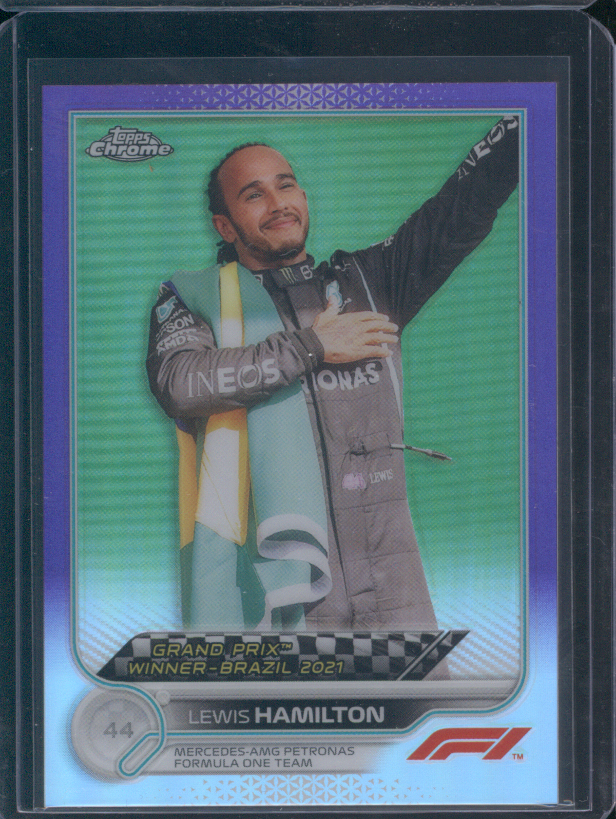 2022 Topps Chrome Formula 1 #169 Lewis Hamilton — front