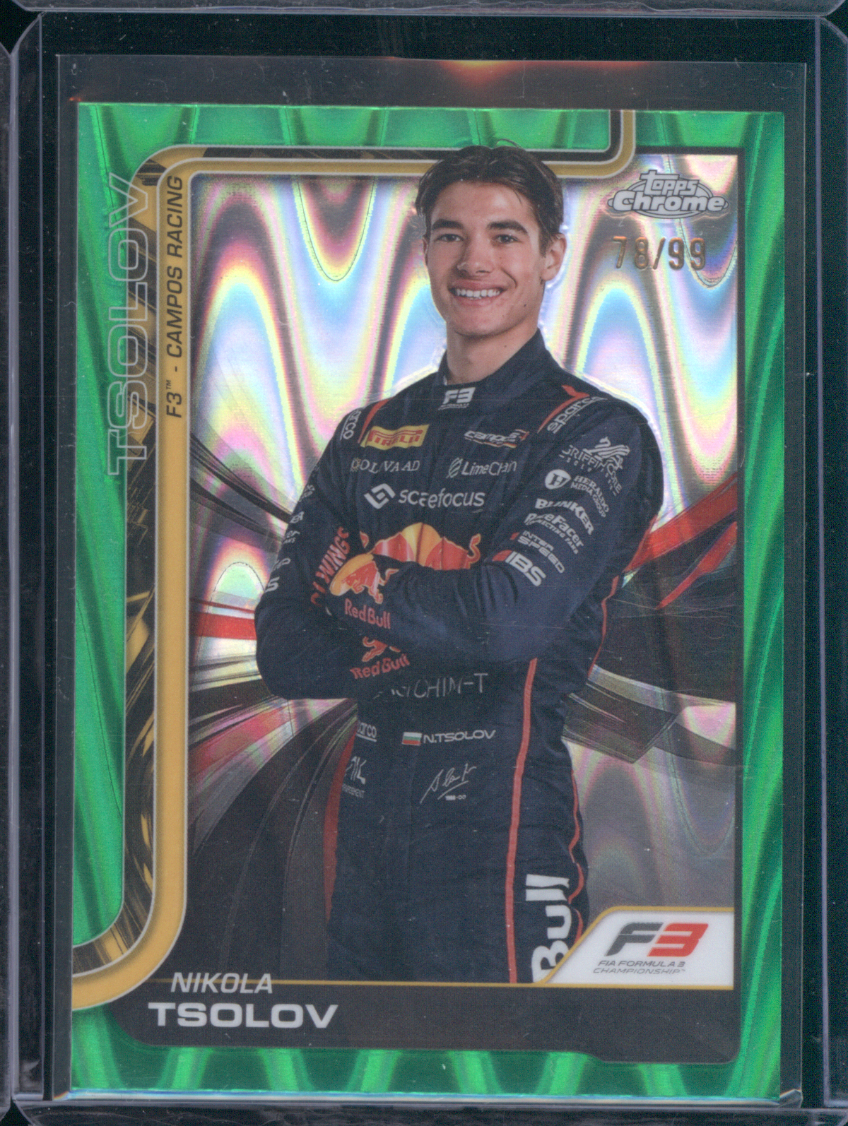 2025 Topps Chrome Formula 1 #52 Nikola Tsolov — front