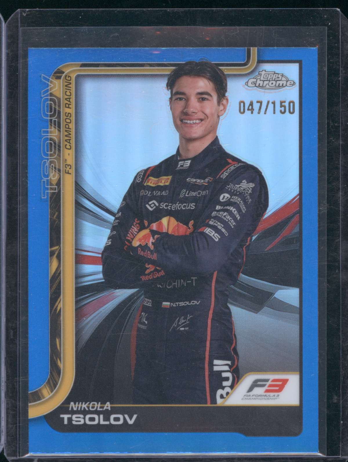 2025 Topps Chrome Formula 1 #52 Nikola Tsolov — front