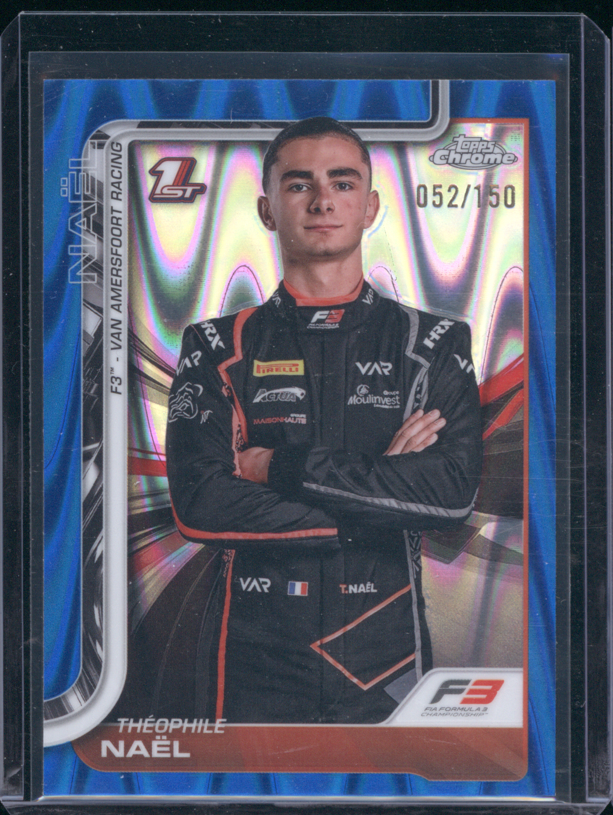 2025 Topps Chrome Formula 1 #58 Théophile Naël — front