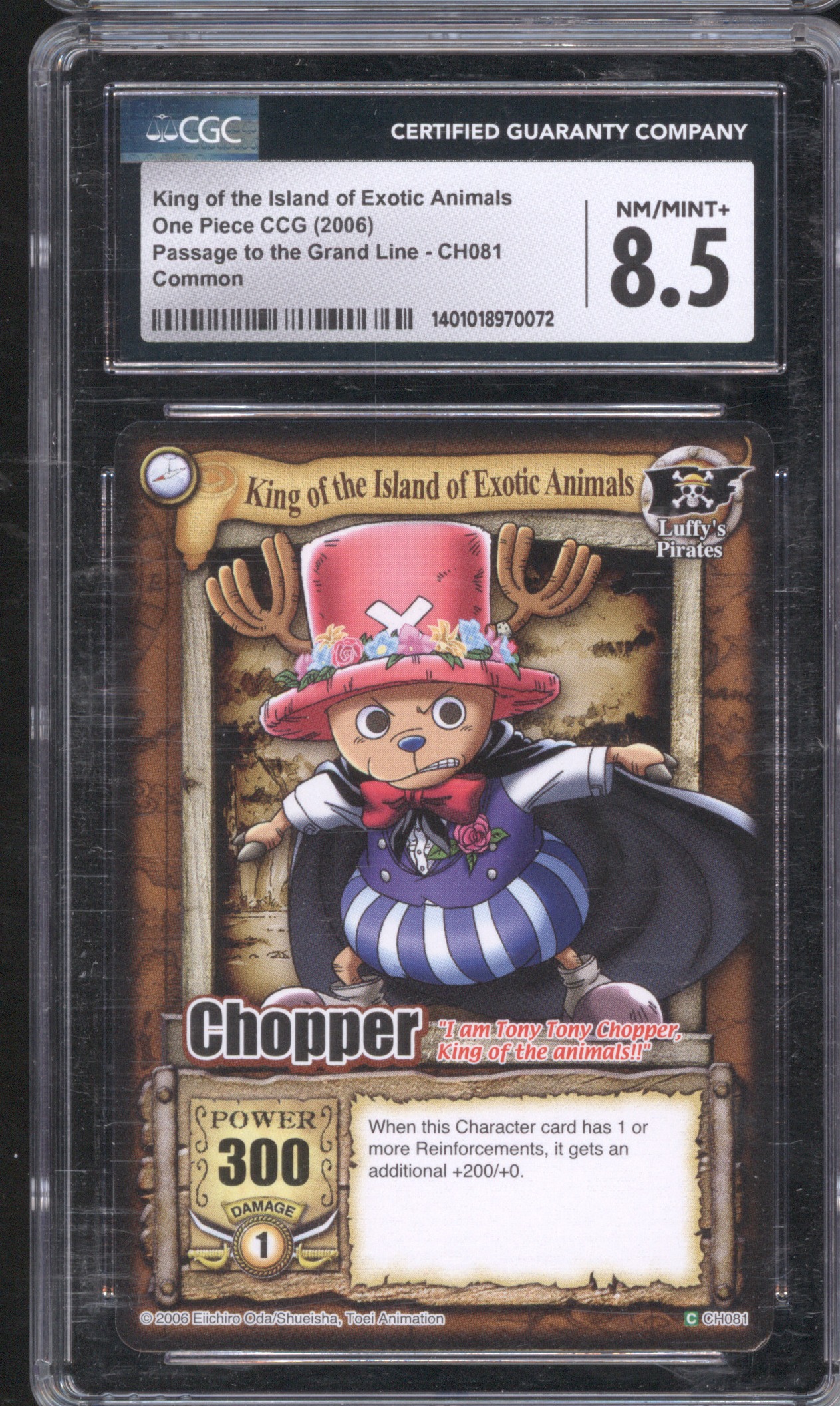 2006 One Piece CCG Passage to the Grand Line #CH081 Tony Tony Chopper — front
