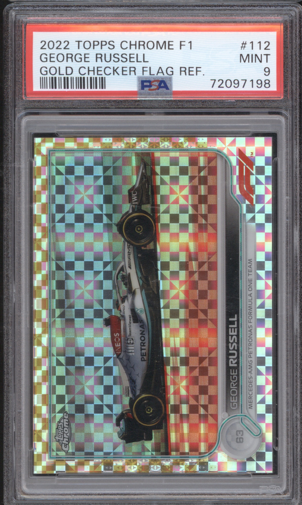 2022 Topps Chrome F1 #112 George Russell — front