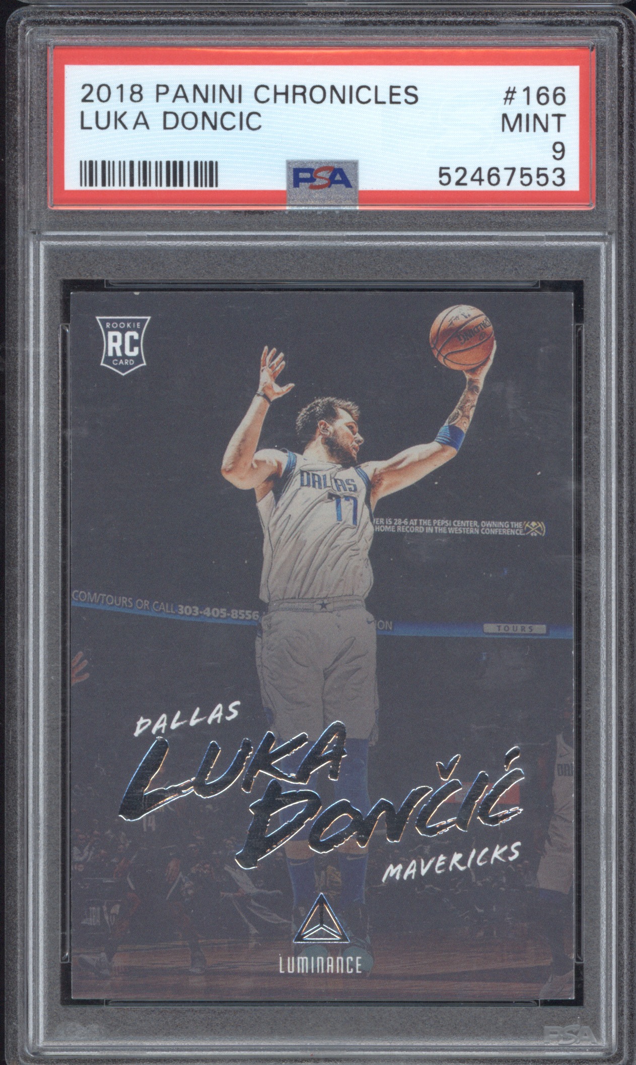 2018 Panini Chronicles #166 Luka Doncic — front