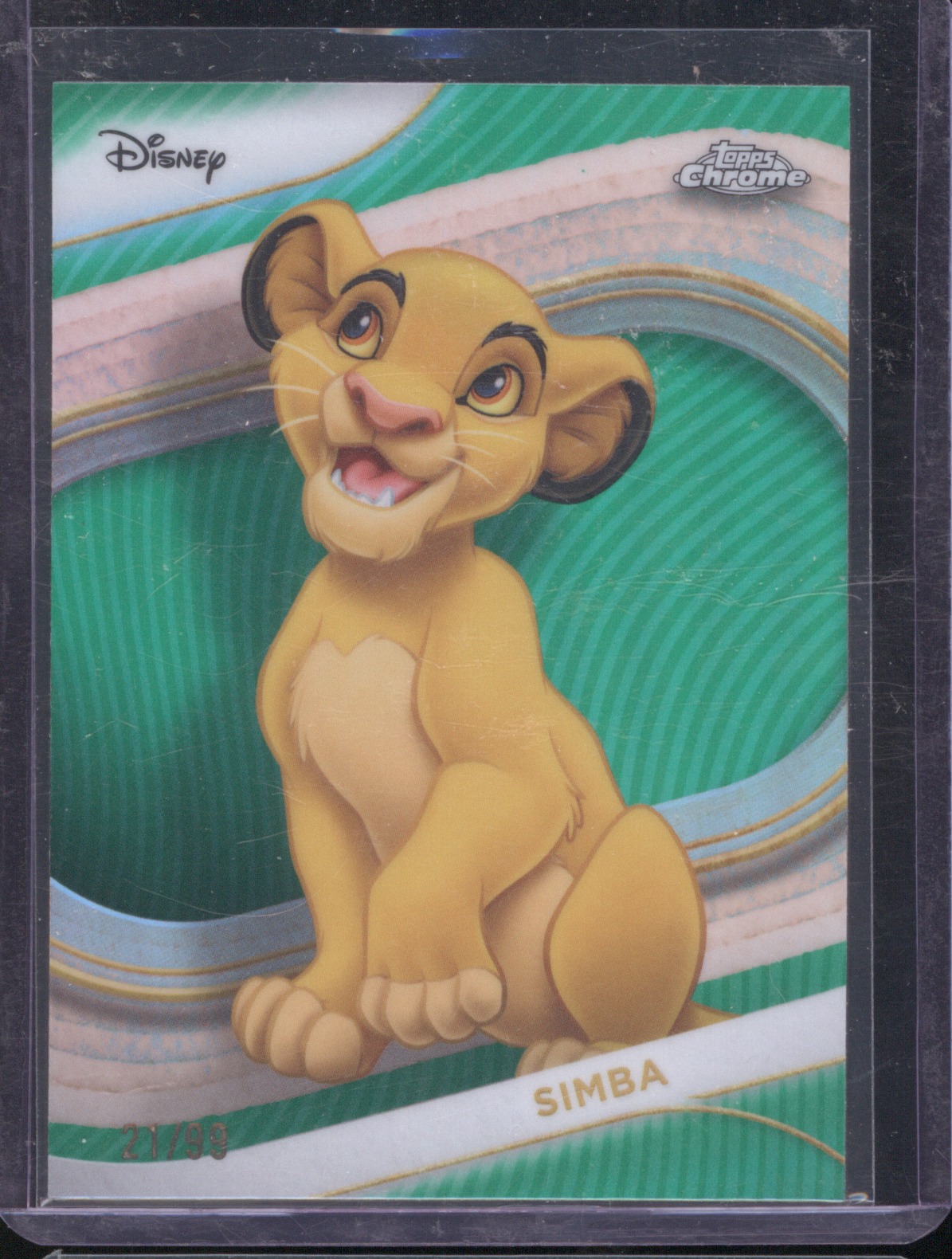 2025 Topps Chrome Disney #100 Simba — front