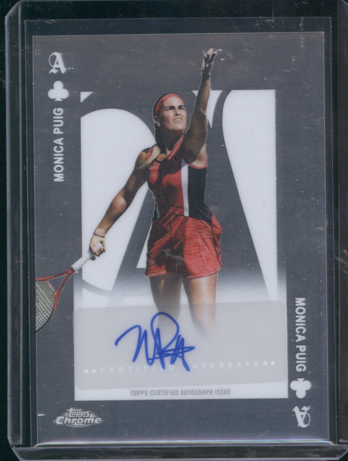 2024 Topps Chrome Tennis #TCA-MPG Monica Puig — front