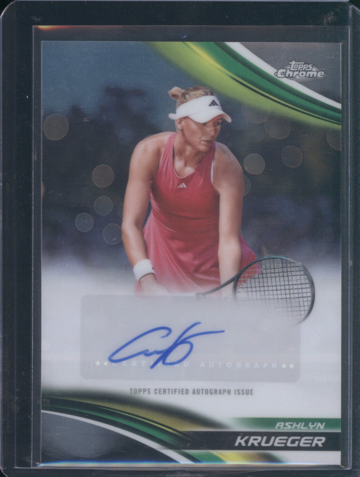 2025 Topps Chrome Tennis #CA-AKR Ashlyn Krueger — front