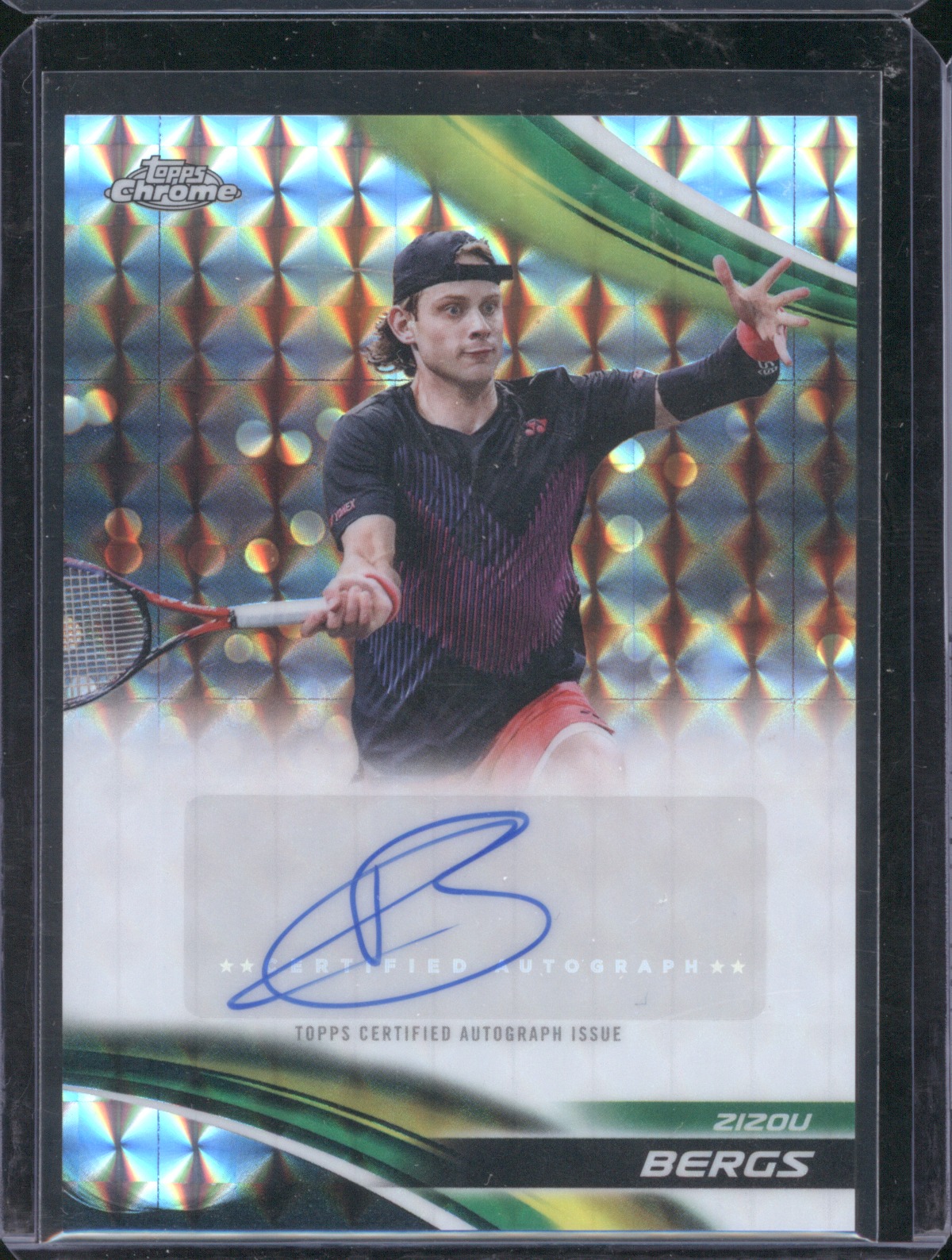 2025 Topps Chrome Tennis #CA-ZBS Zizou Bergs — front