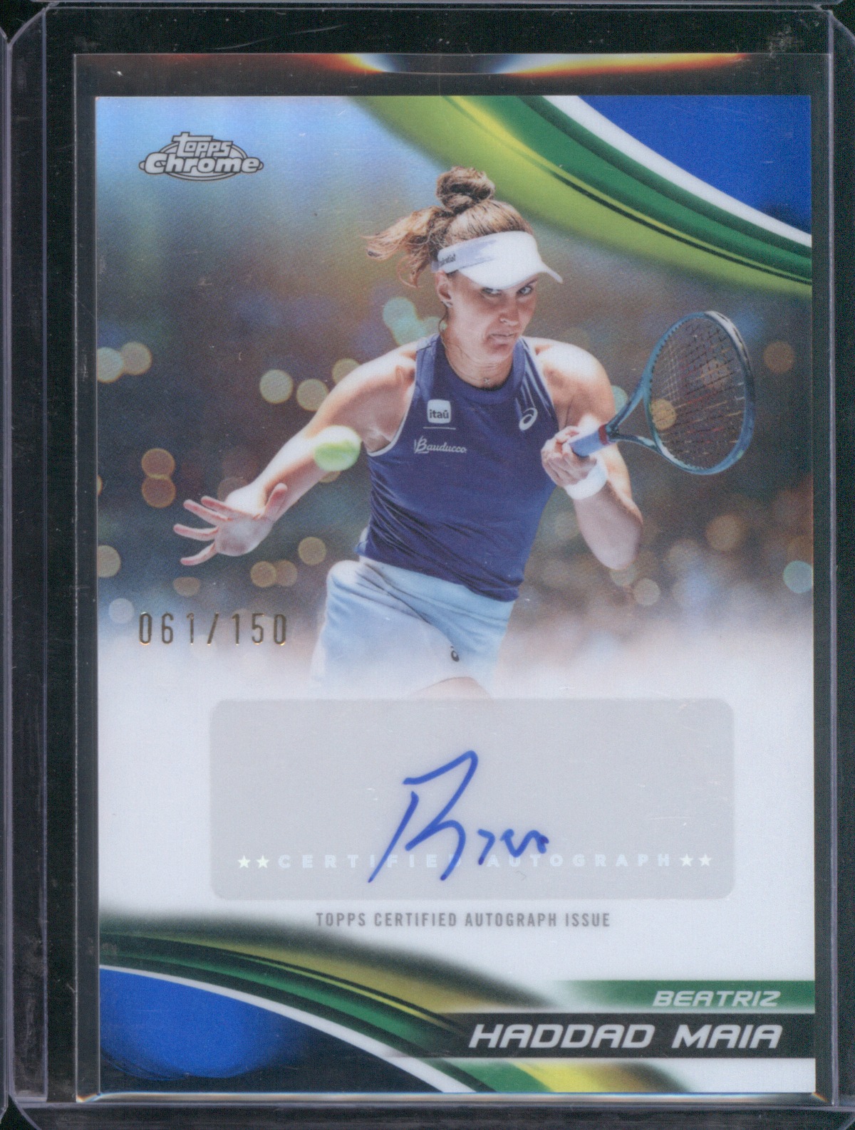 2025 Topps Chrome Tennis #CA-BHM Beatriz Haddad Maia — front