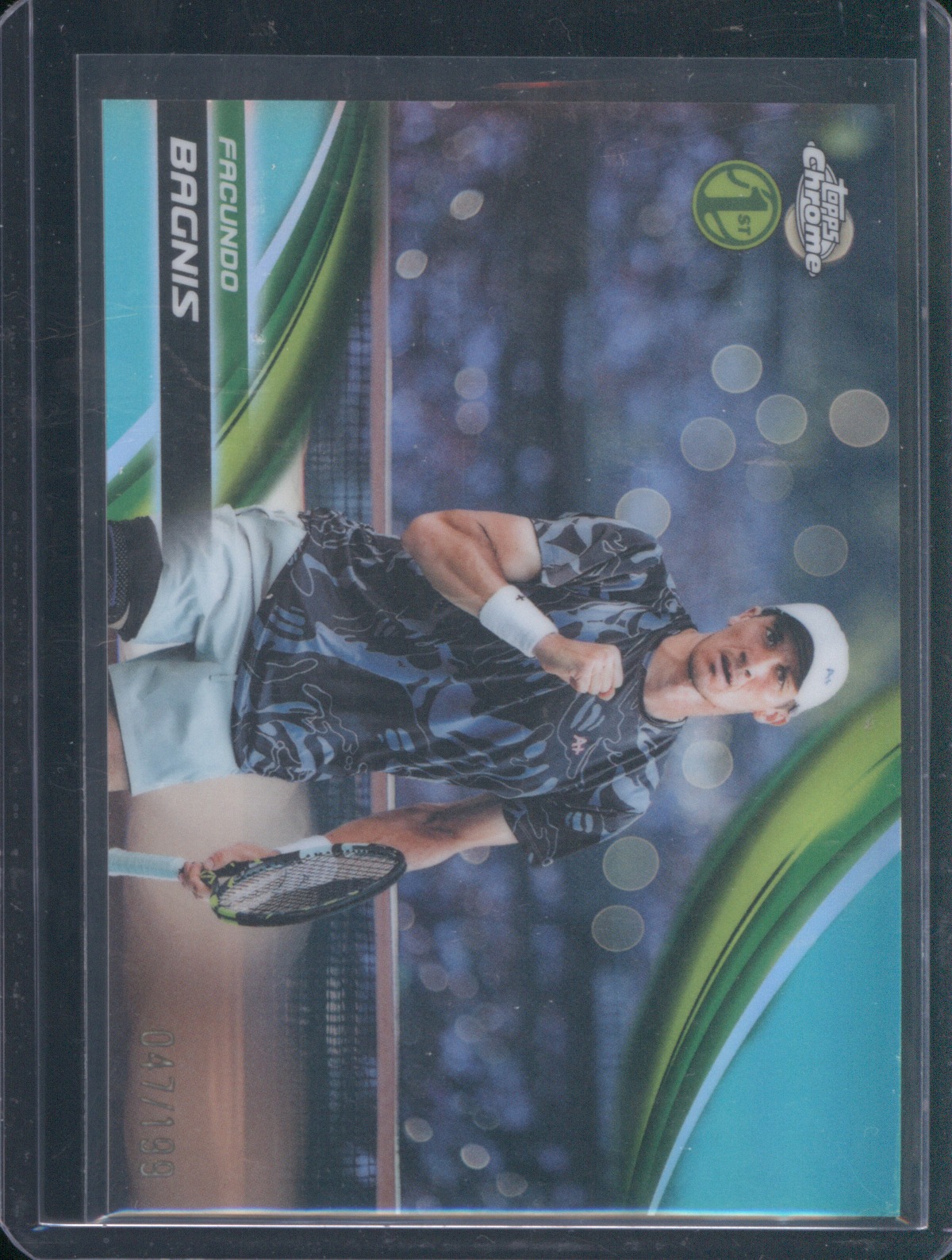 2025 Topps Chrome Tennis #156 Facundo Bagnis — front