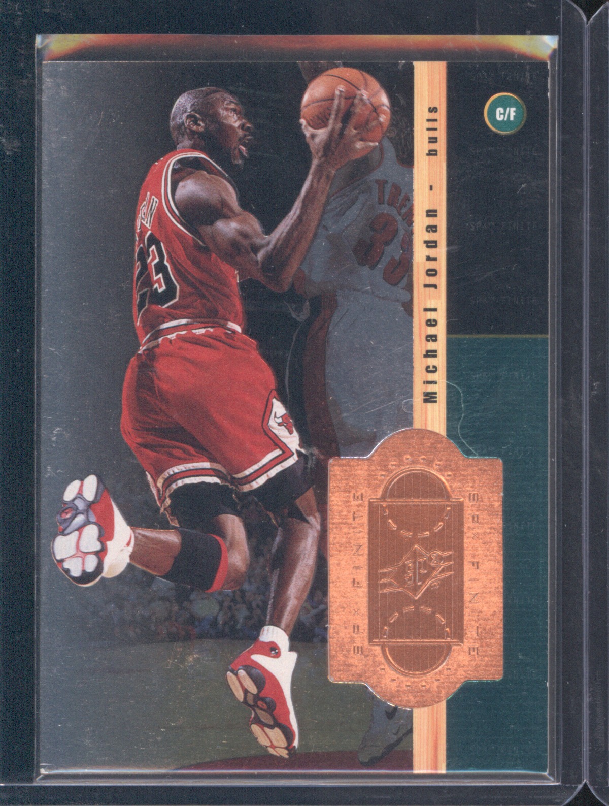 1998-99 Upper Deck SPx Finite #1 Michael Jordan — front