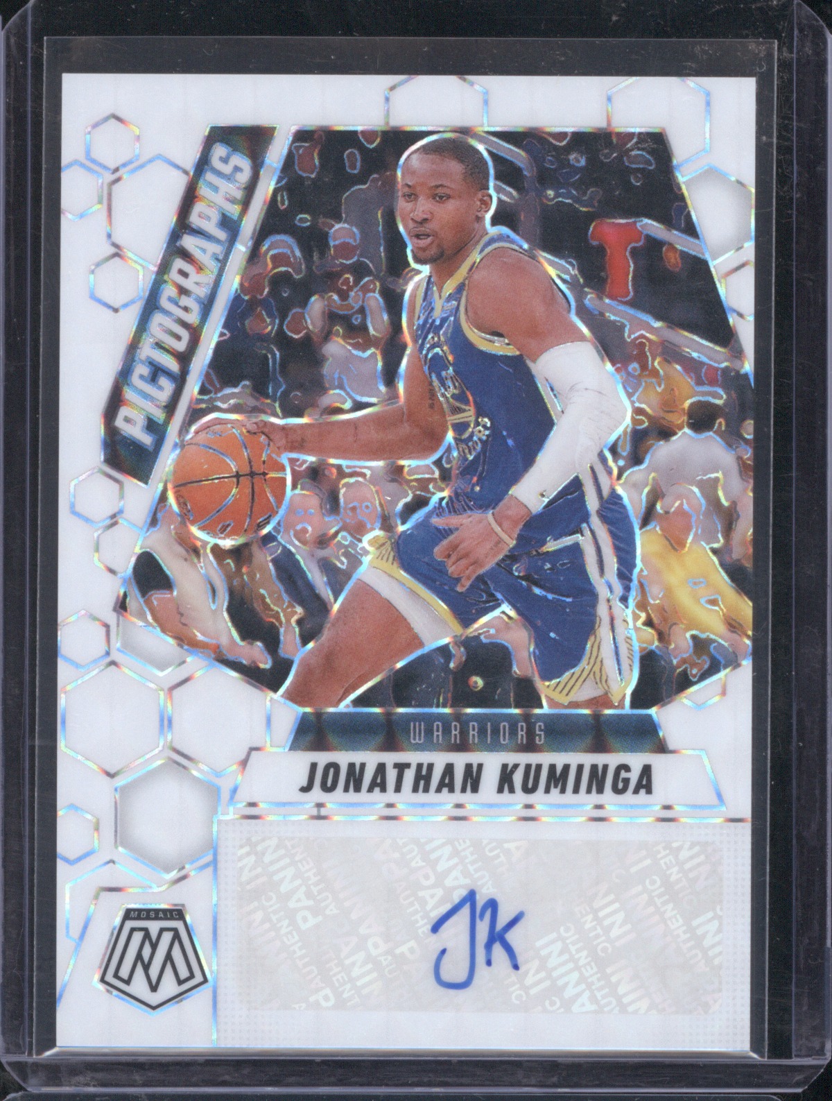 2024-25 Panini Mosaic Pictographs #PM-KUM Jonathan Kuminga — front