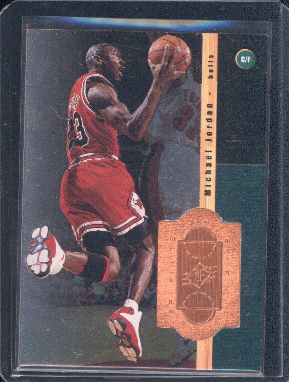 1998-99 Upper Deck SPx Finite #1 Michael Jordan — front