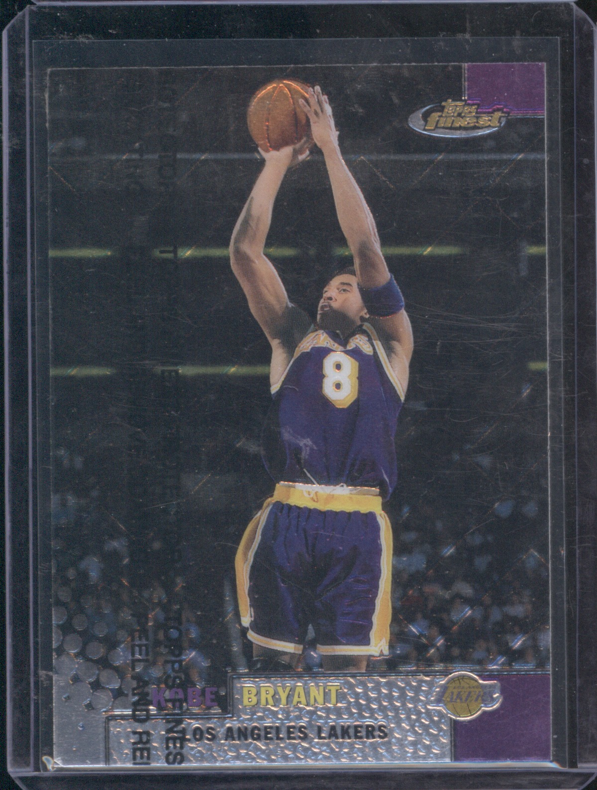 1999-00 Topps Finest #64 Kobe Bryant — front