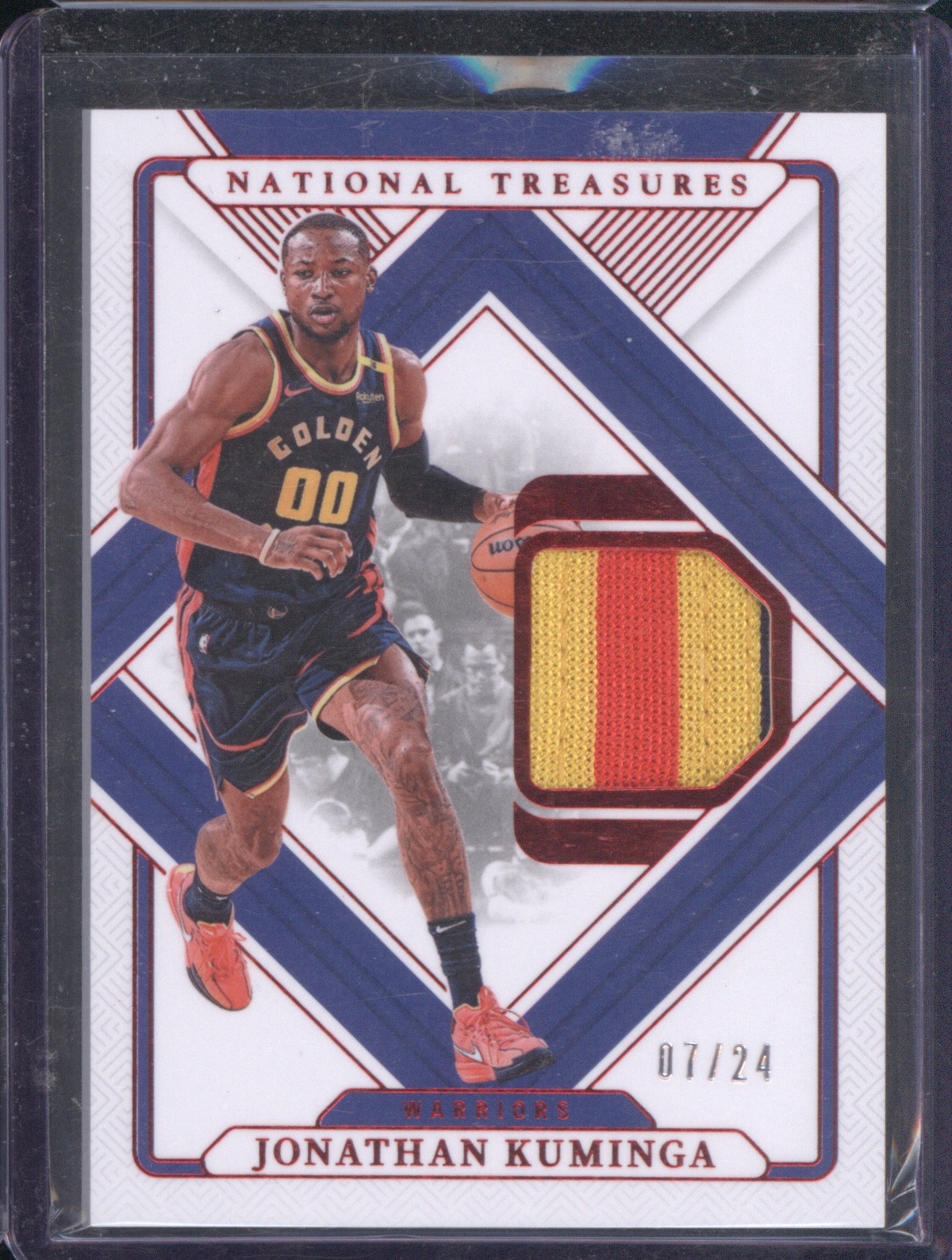 2024-25 Panini National Treasures #TT-JON Jonathan Kuminga — front