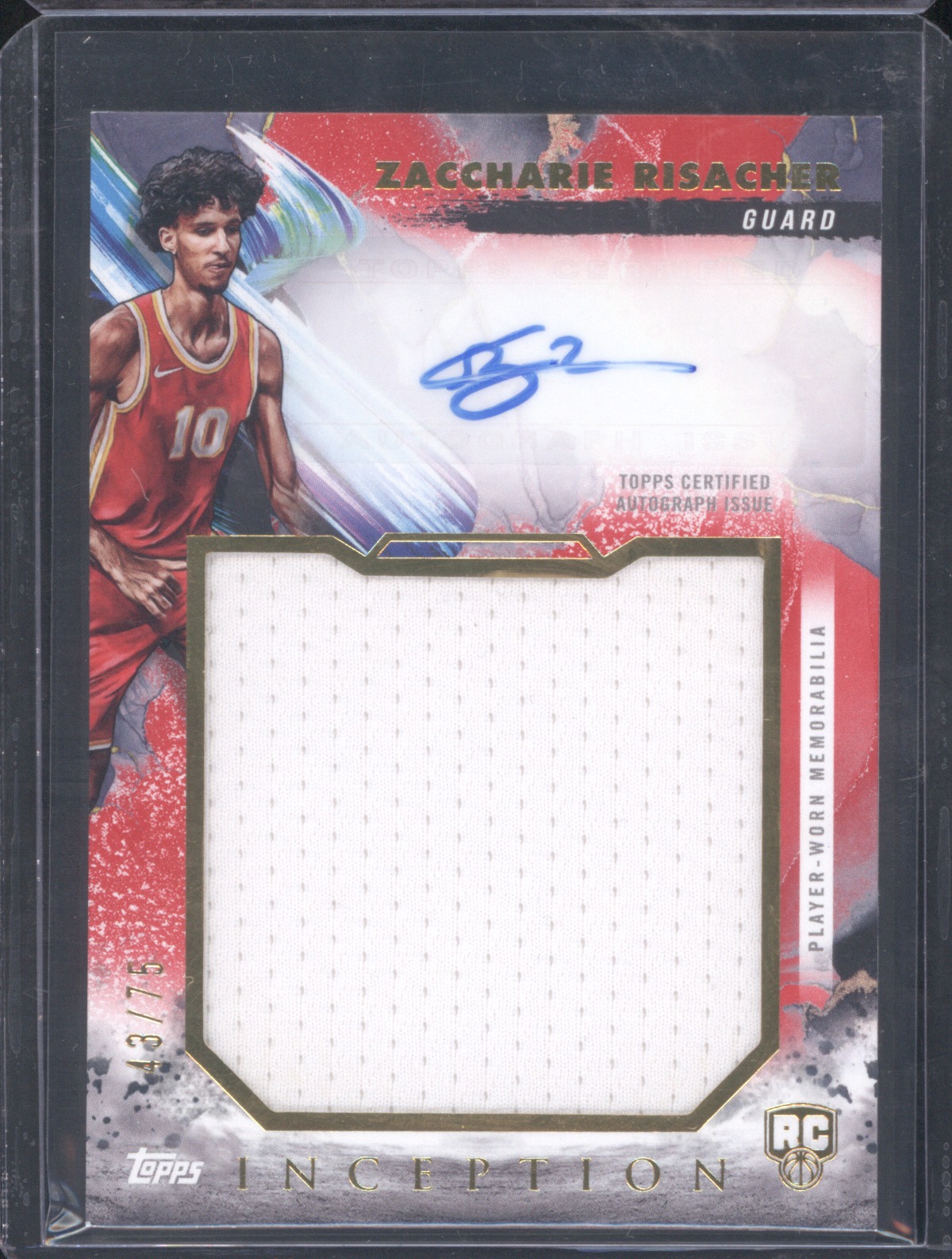 2024-25 Topps Inception #RJR-ZR Zaccharie Risacher — front