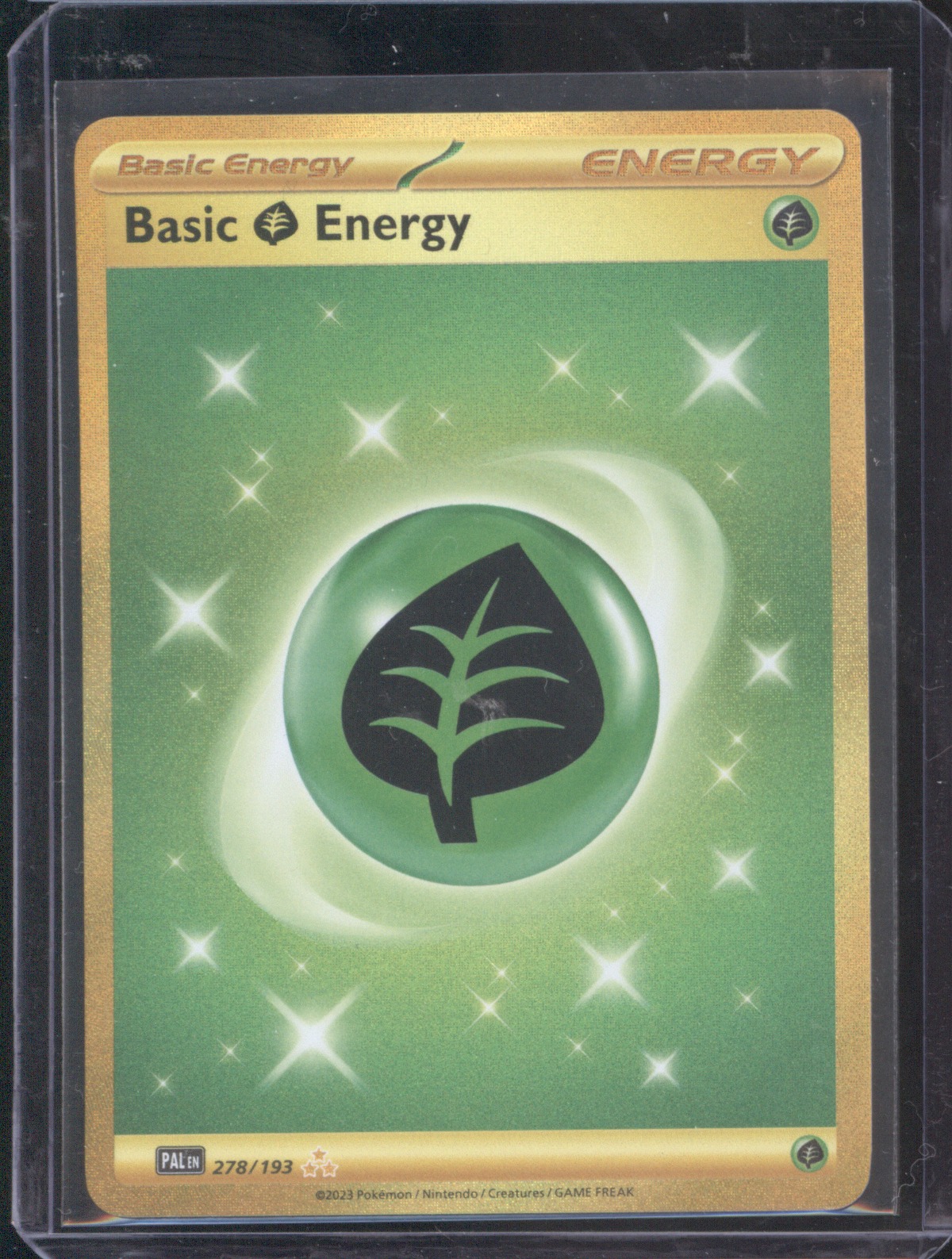 2023 Pokemon Scarlet & Violet Paldea Evolved #278 Basic Grass Energy — front