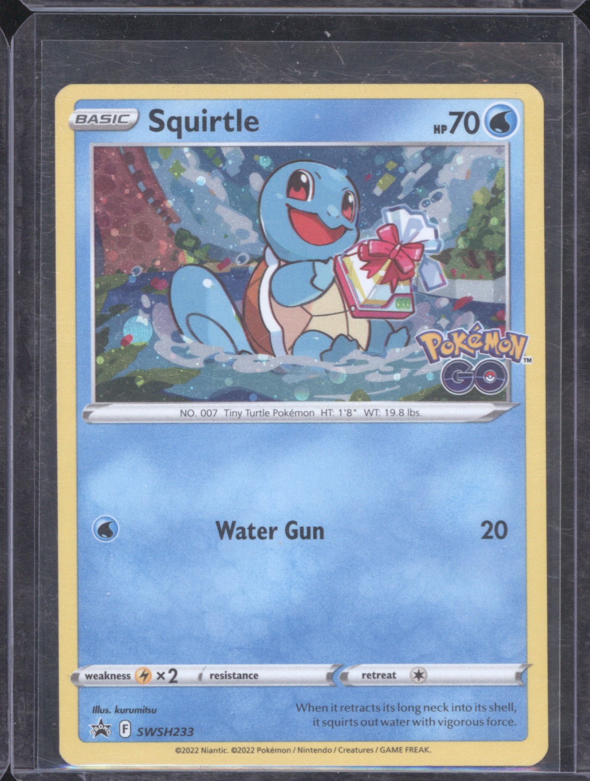 2022 Pokémon GO #15 Squirtle — front