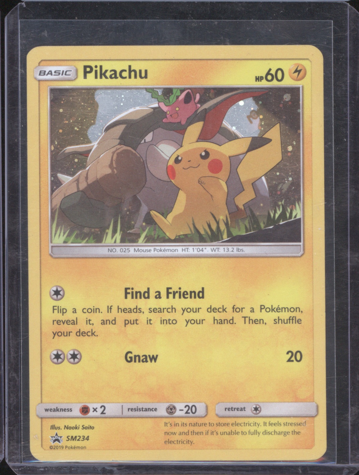 2019 Pokémon SM234 Pikachu — front