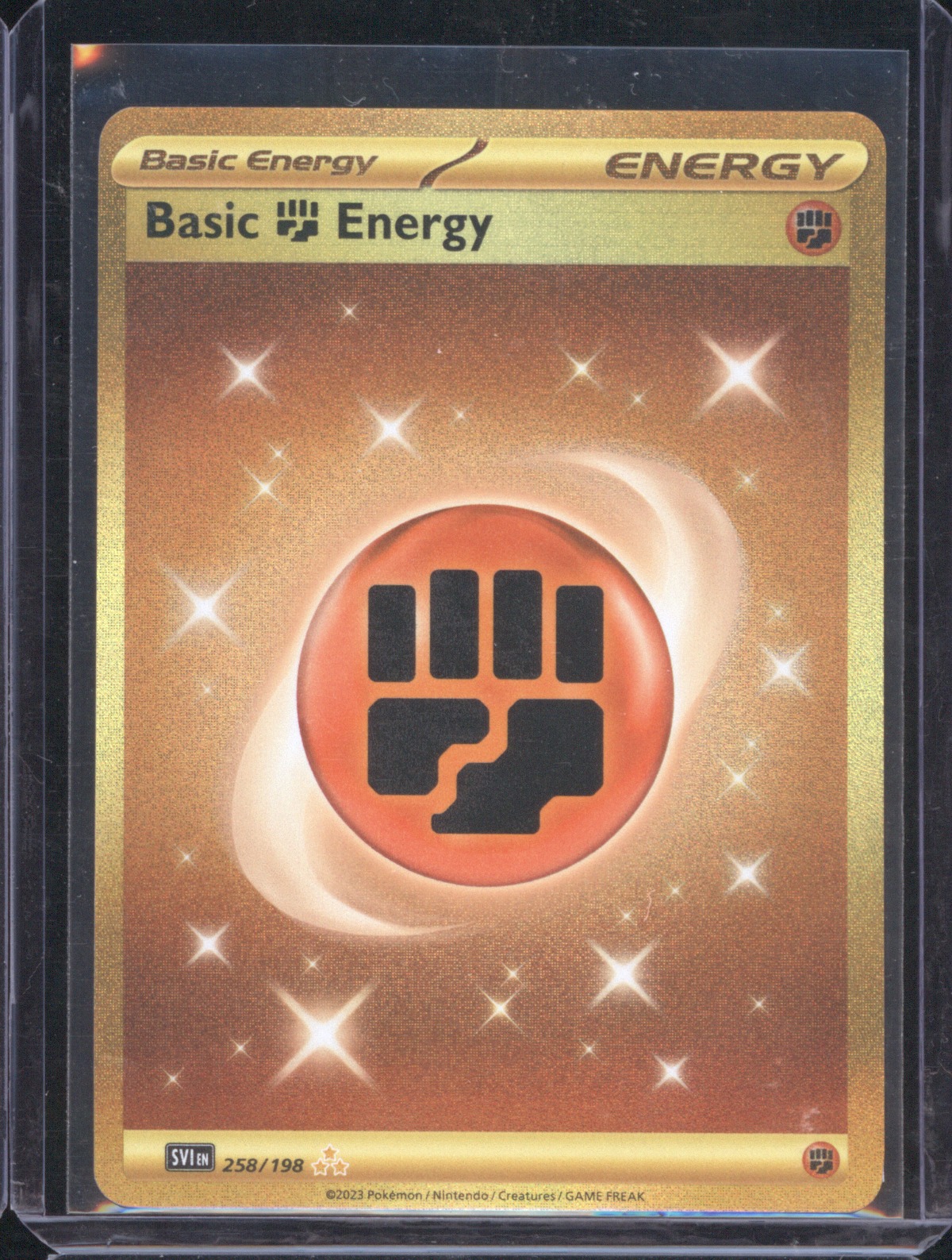 2023 Pokemon Scarlet & Violet #258 Basic Fighting Energy — front