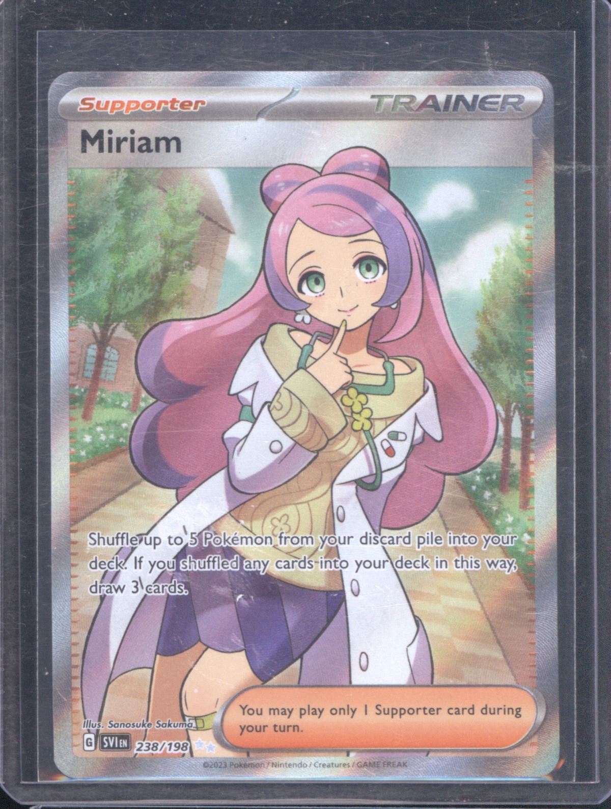2023 Pokémon Scarlet & Violet #238 Miriam — front