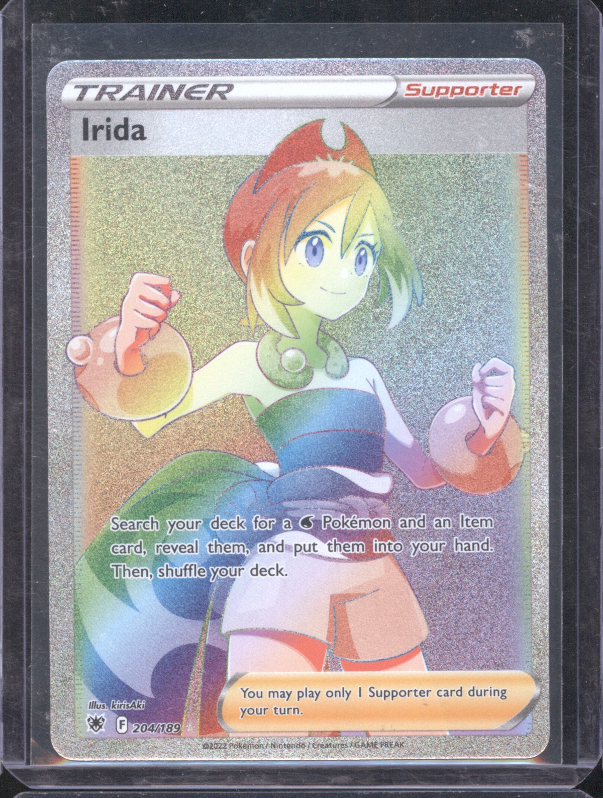 2022 Pokémon Astral Radiance #204 Irida — front