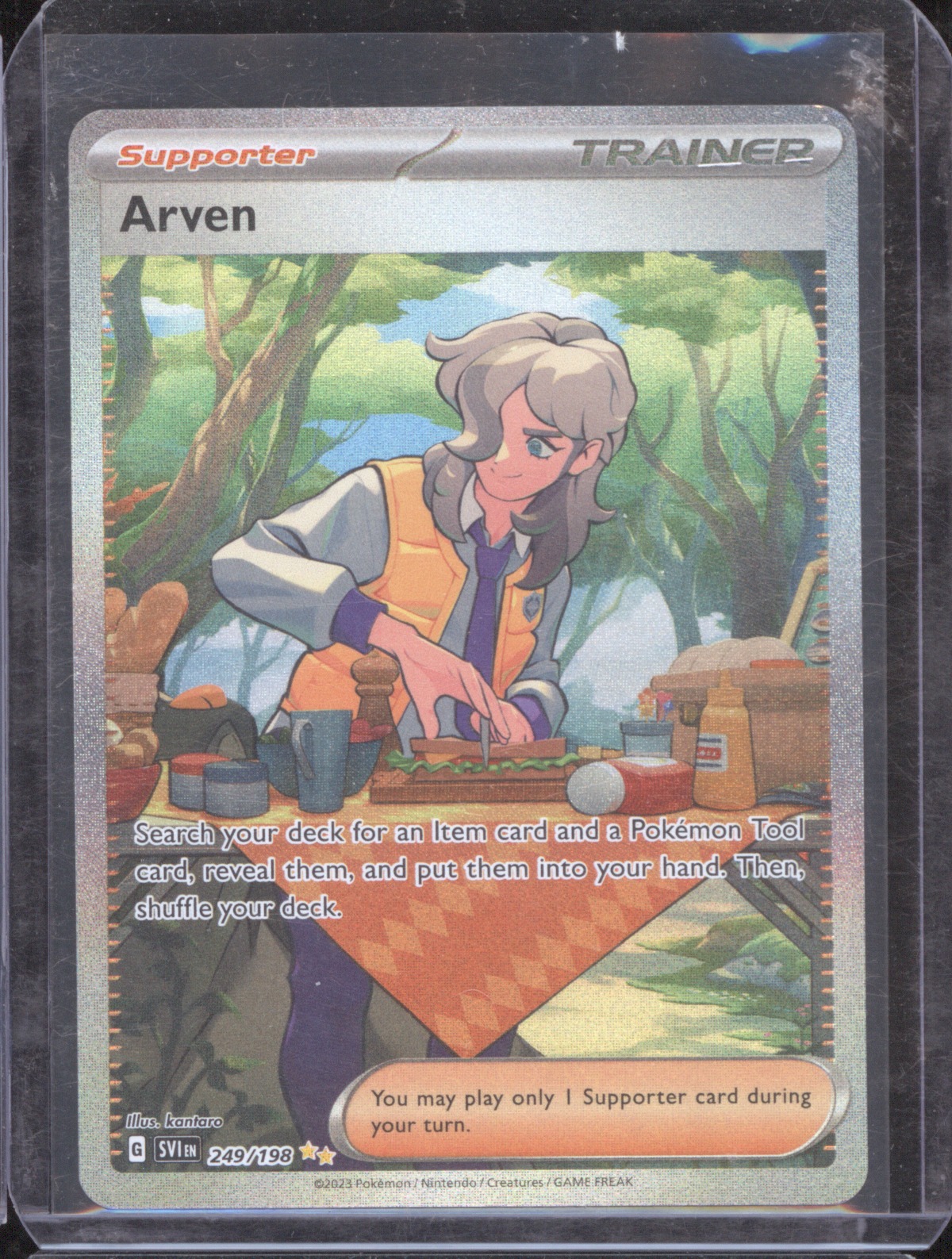 2023 Pokémon Scarlet & Violet SV01 #249 Arven — front