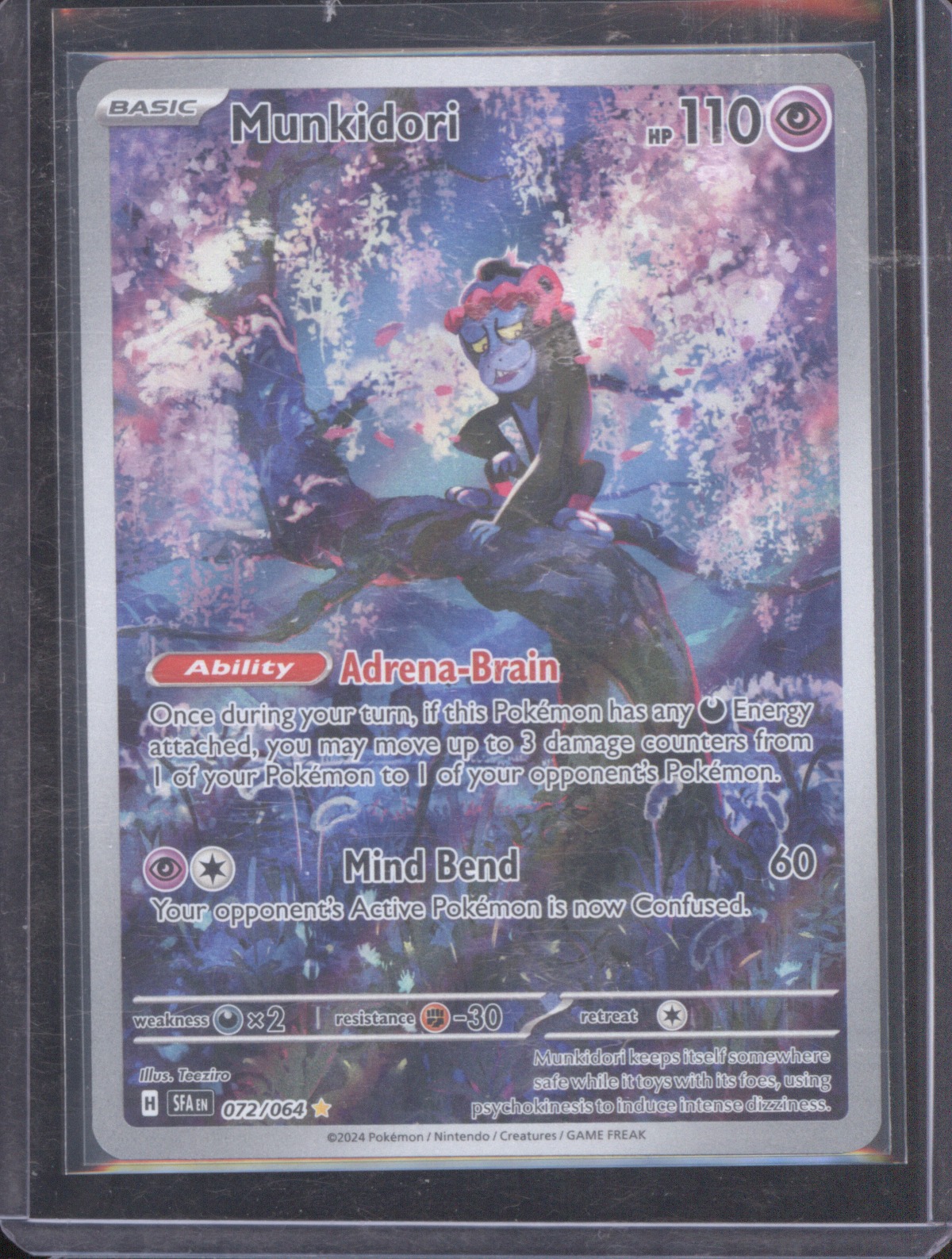 2024 Pokemon SV: Shrouded Fable #072/064 Munkidori — front