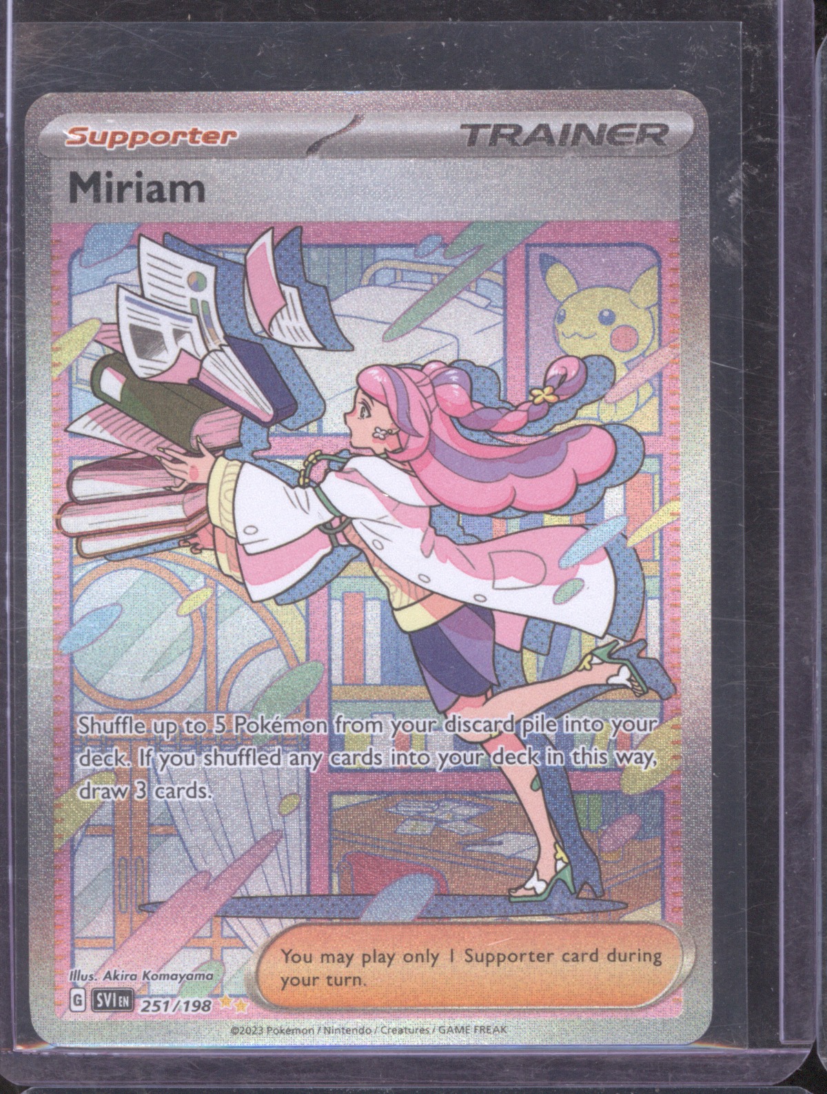 2023 Pokemon Scarlet & Violet #251 Miriam — front