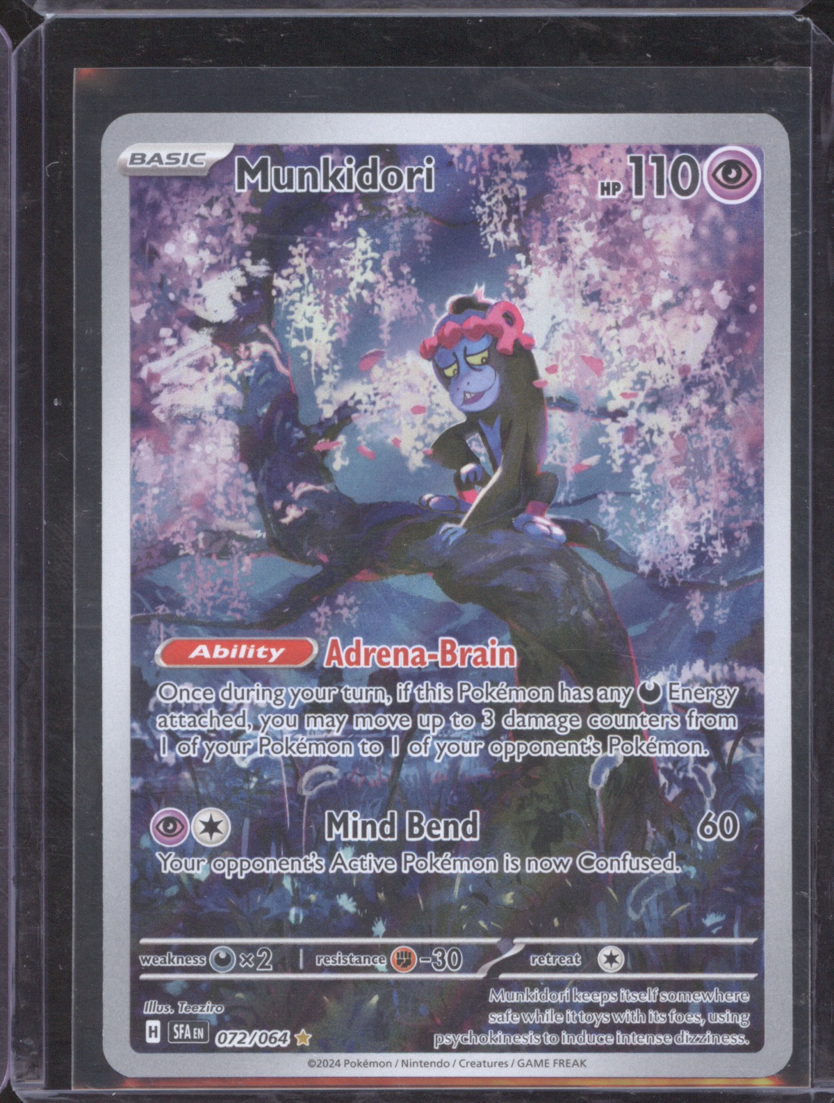 2024 Pokémon SV: Shrouded Fable #072 Munkidori — front