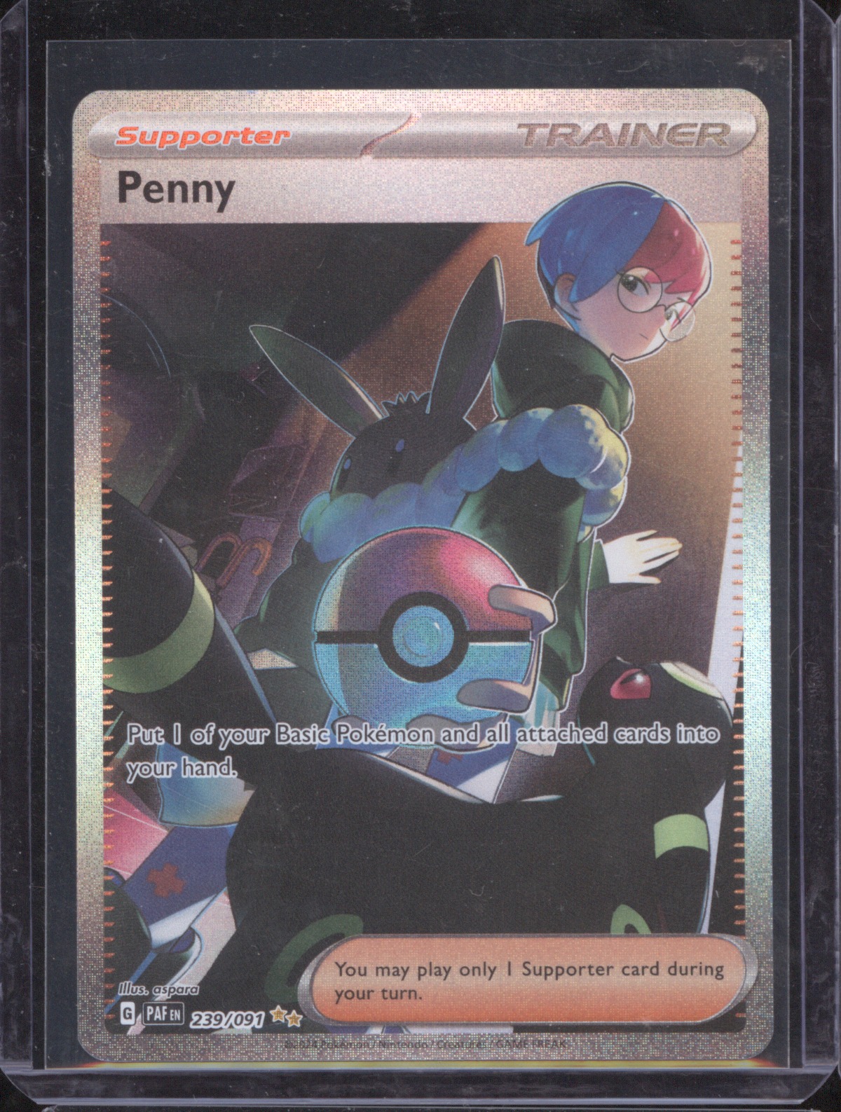 2024 Pokémon SV: Paldean Fates #239 Penny — front