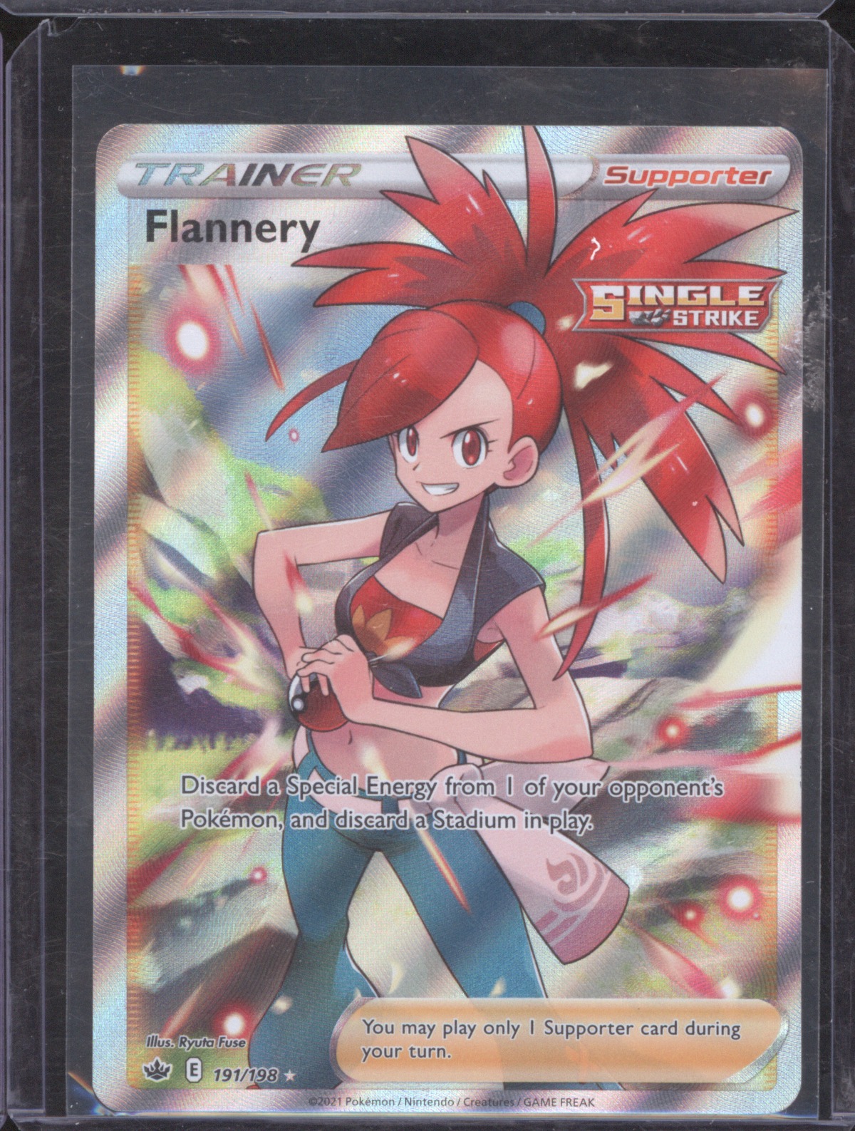 2021 Pokémon TCG Chilling Reign #191 Flannery — front