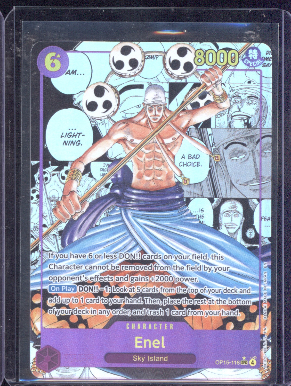 One Piece Enel OP15-118 — front