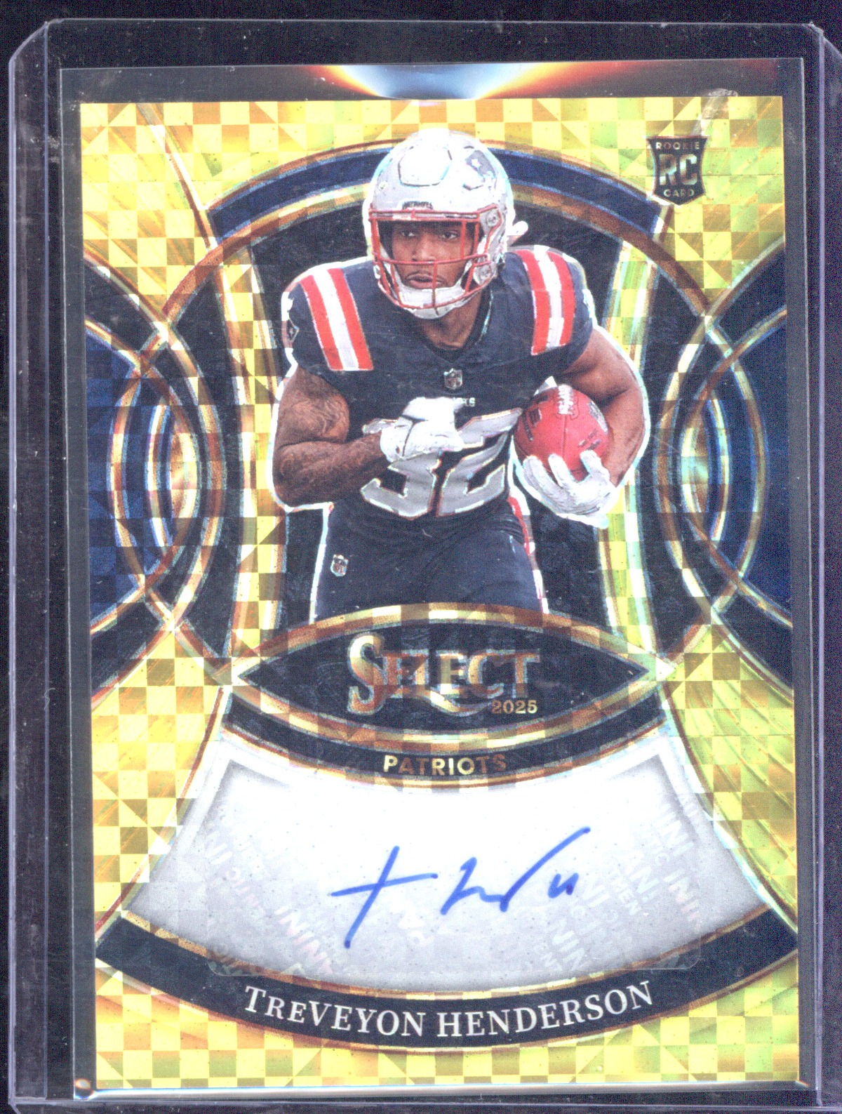 2025 Panini Select Rookie Signatures #RSI-THN Treveyon Henderson — front