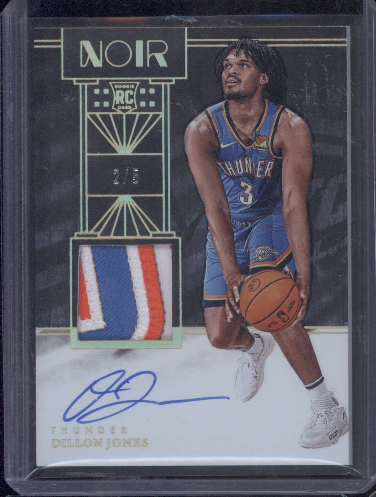 2024-25 Panini Noir #372 Dillon Jones — front