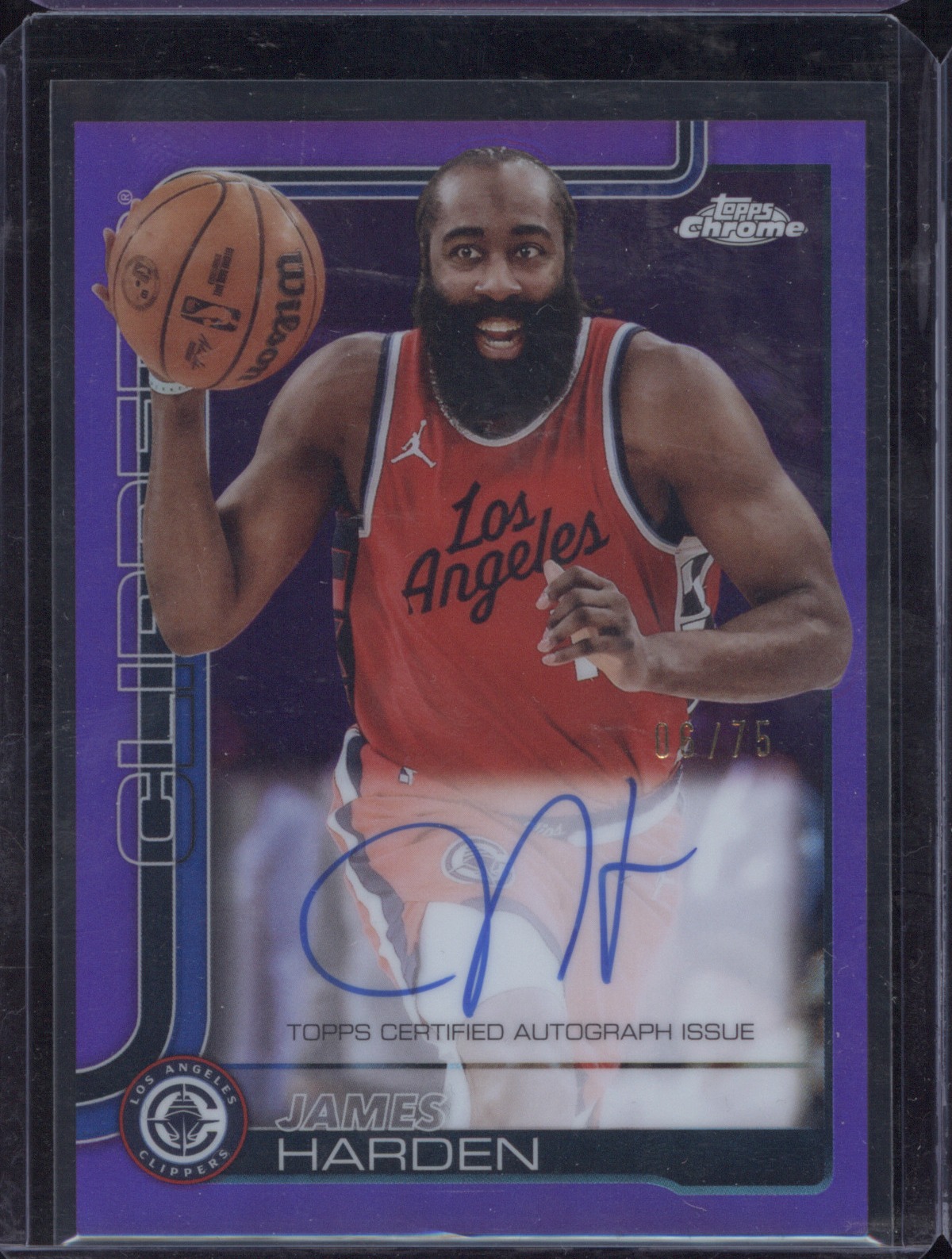 2025-26 Topps Chrome #54 James Harden — front