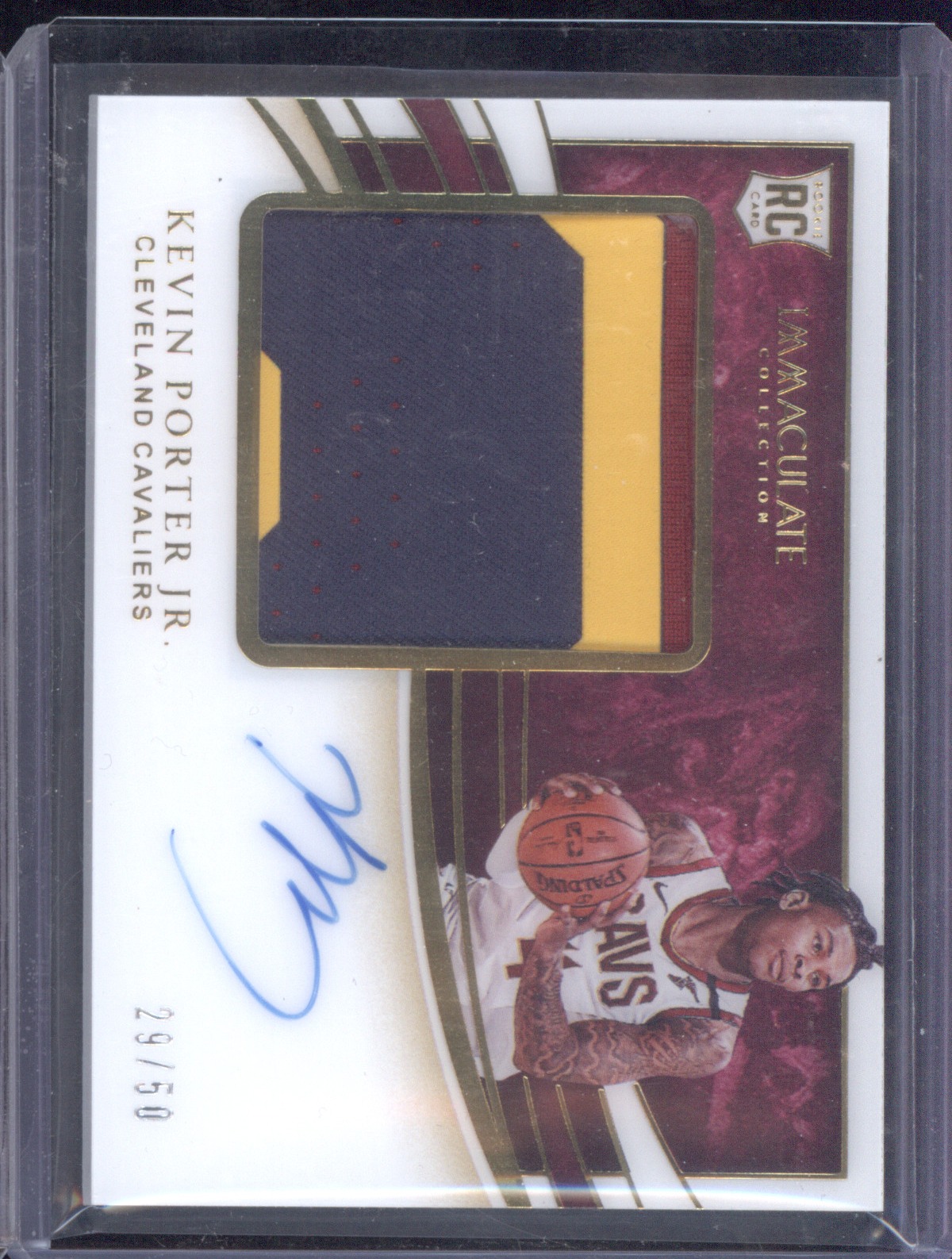 2019-20 Panini Immaculate Collection #128 Kevin Porter Jr. — front