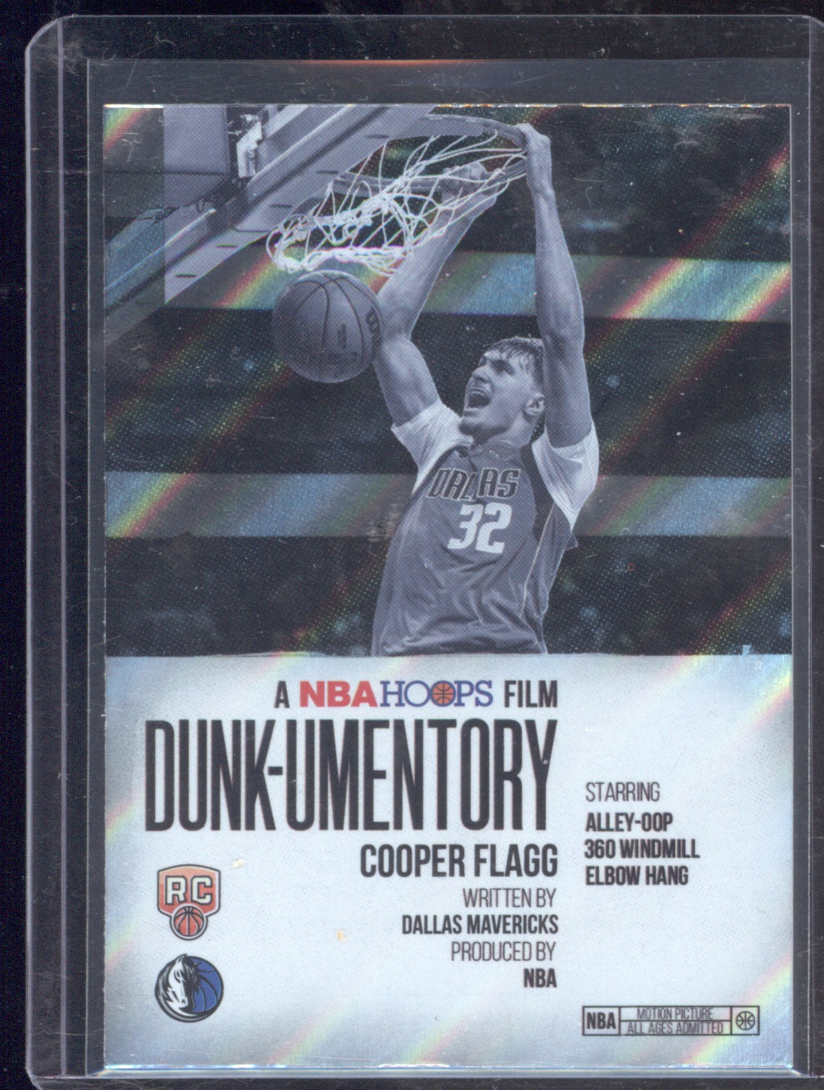 2025-26 Topps NBA Hoops #D-11 Cooper Flagg Dunk-Umentory — front