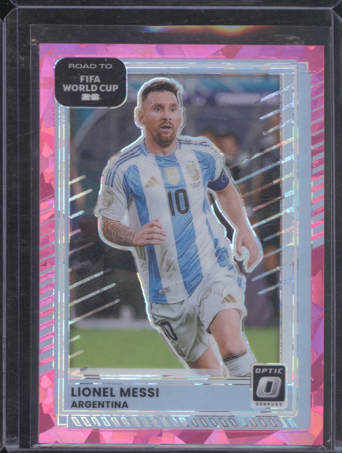 2025-26 Panini Donruss Road to FIFA World Cup #154 Lionel Messi Optic — front