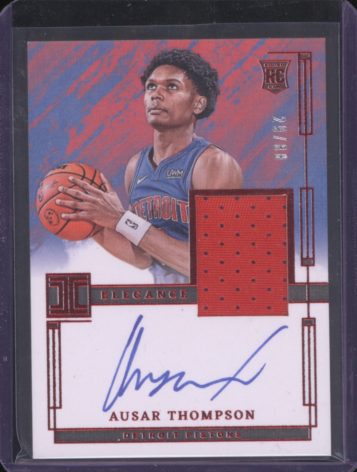 2023 Panini Impeccable #102 Ausar Thompson — front