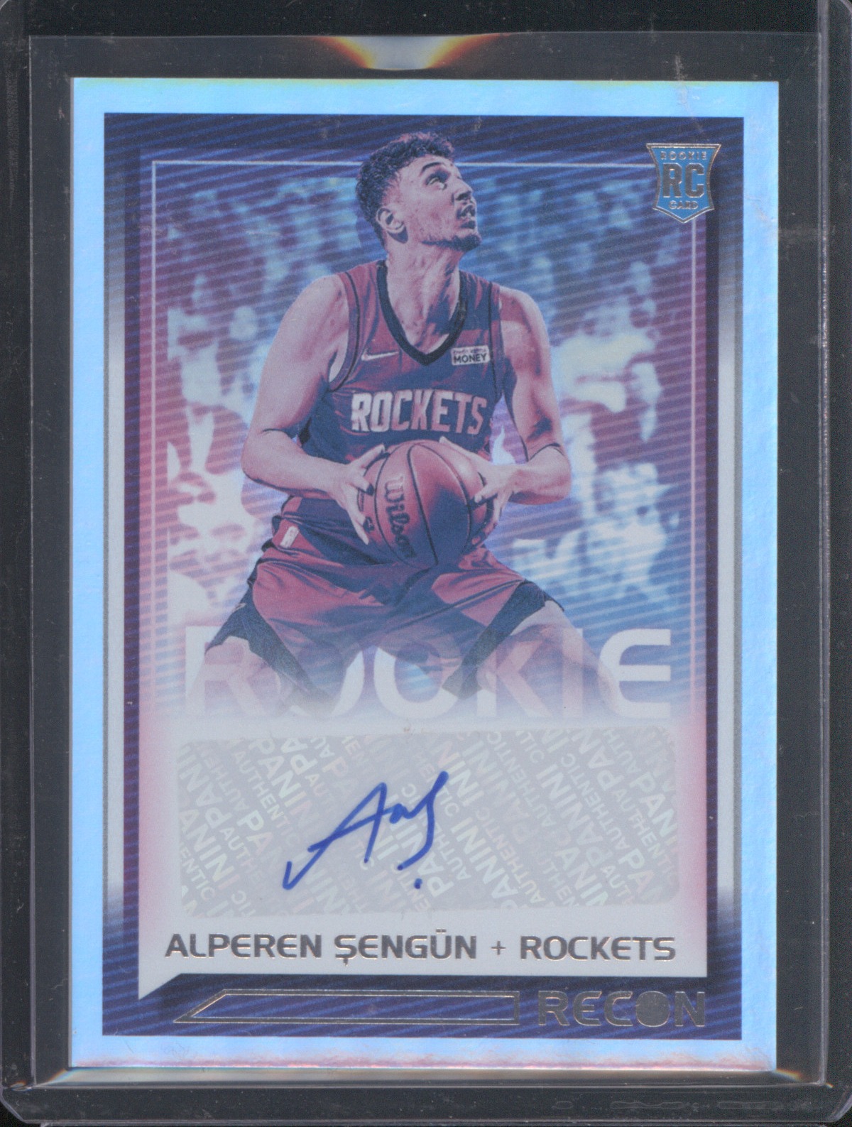 2021-22 Panini Recon #RRS-APS Alperen Şengün Rookie Recon Signatures — front