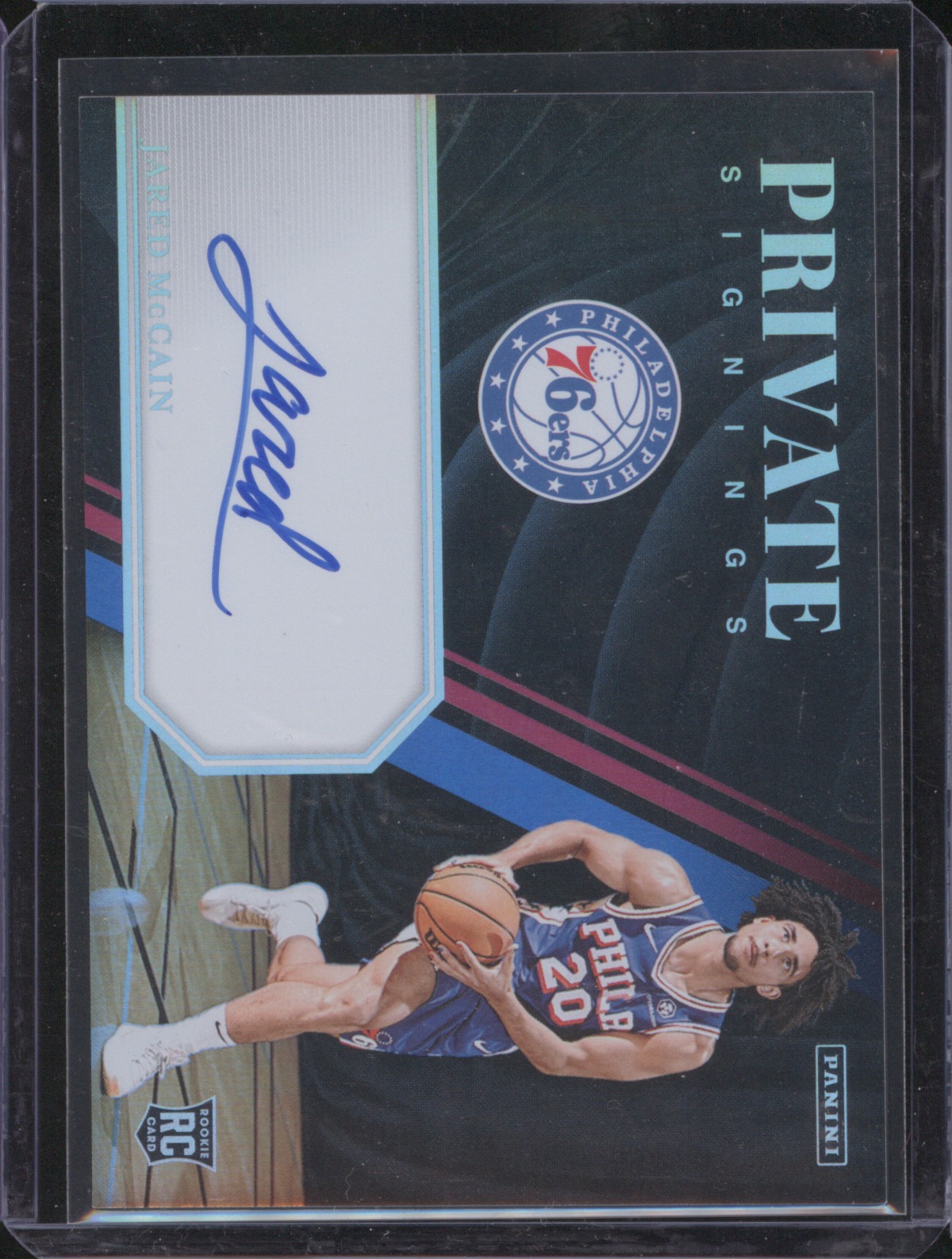 2024 Panini Private Signings Jared McCain Rookie Autograph — front