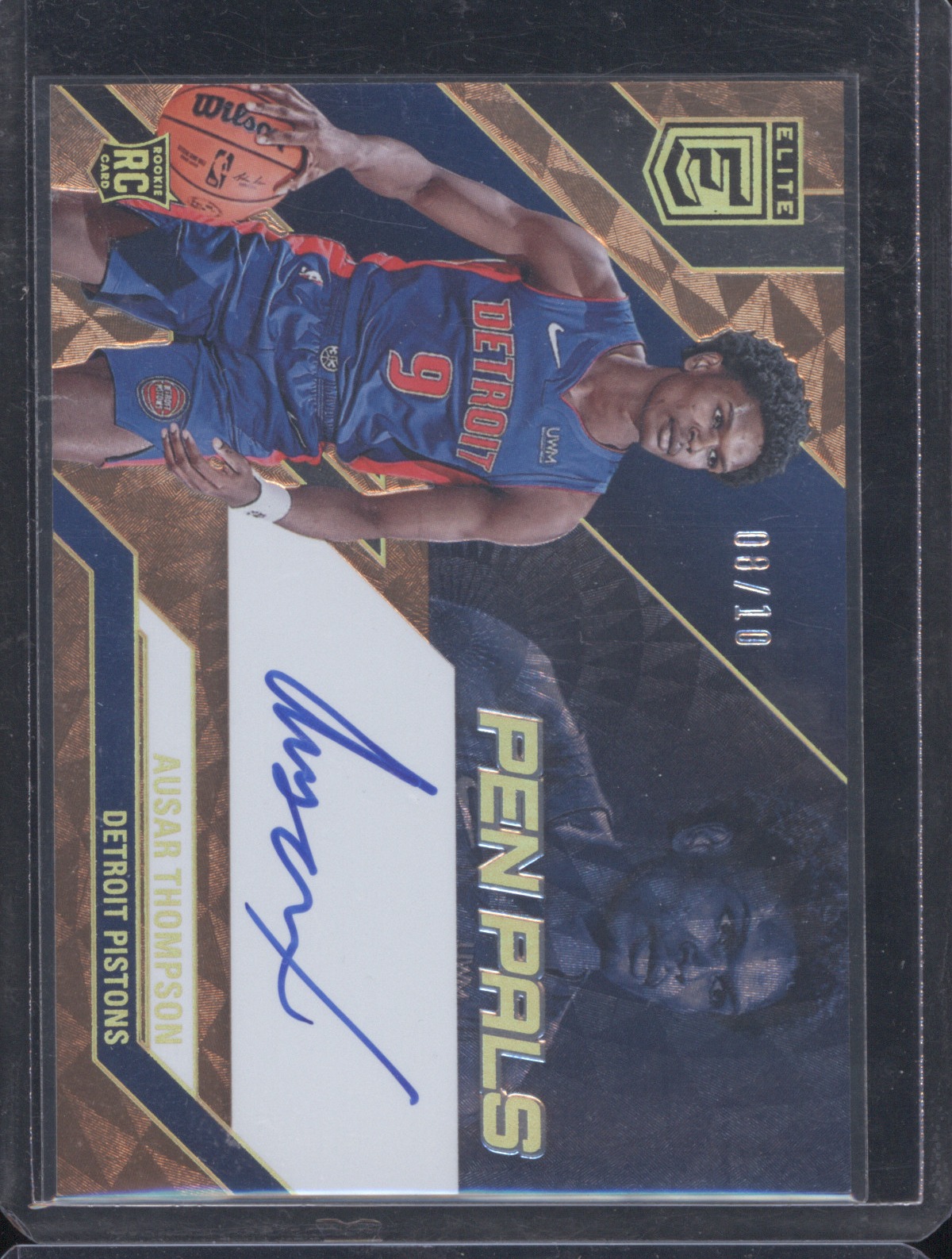 2023-24 Panini Donruss Elite #PP-ATD Ausar Thompson Pen Pals RC Auto — front