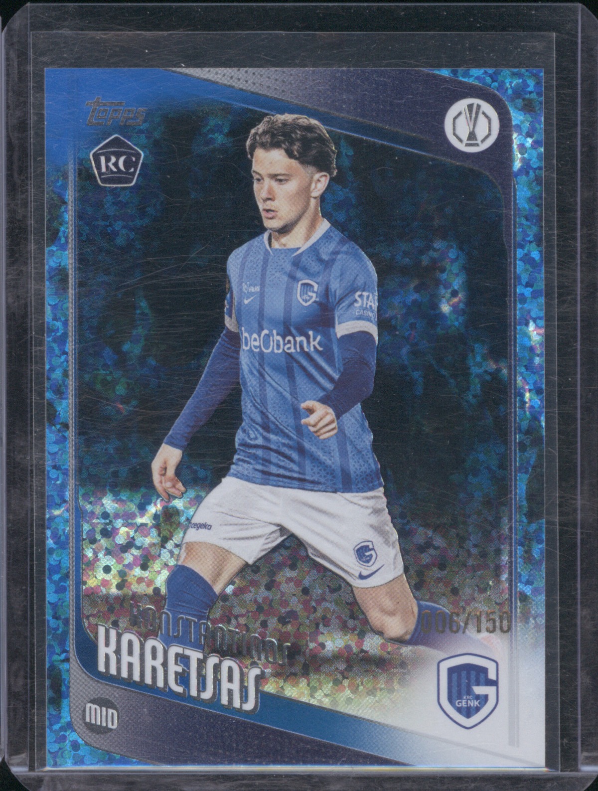 2025-26 Topps UEFA #150 Konstantinos Karetsas — front