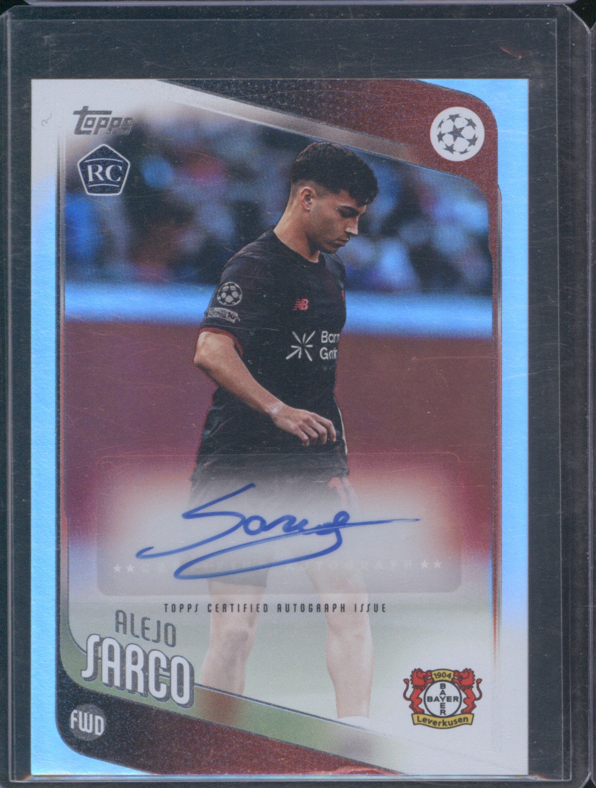 2025-26 Topps UEFA Club Competitions #44 Alejo Sarco — front