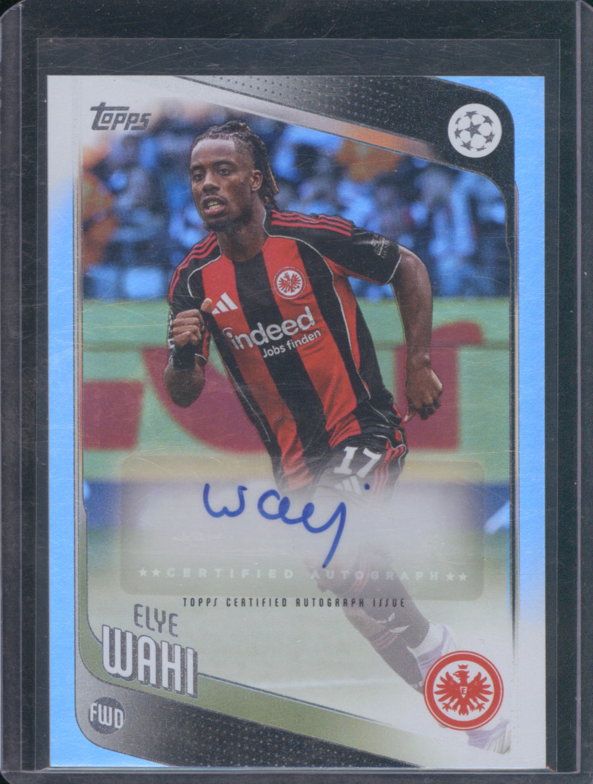 2025-26 Topps UEFA Club Competitions #BA-WA Elye Wahi — front