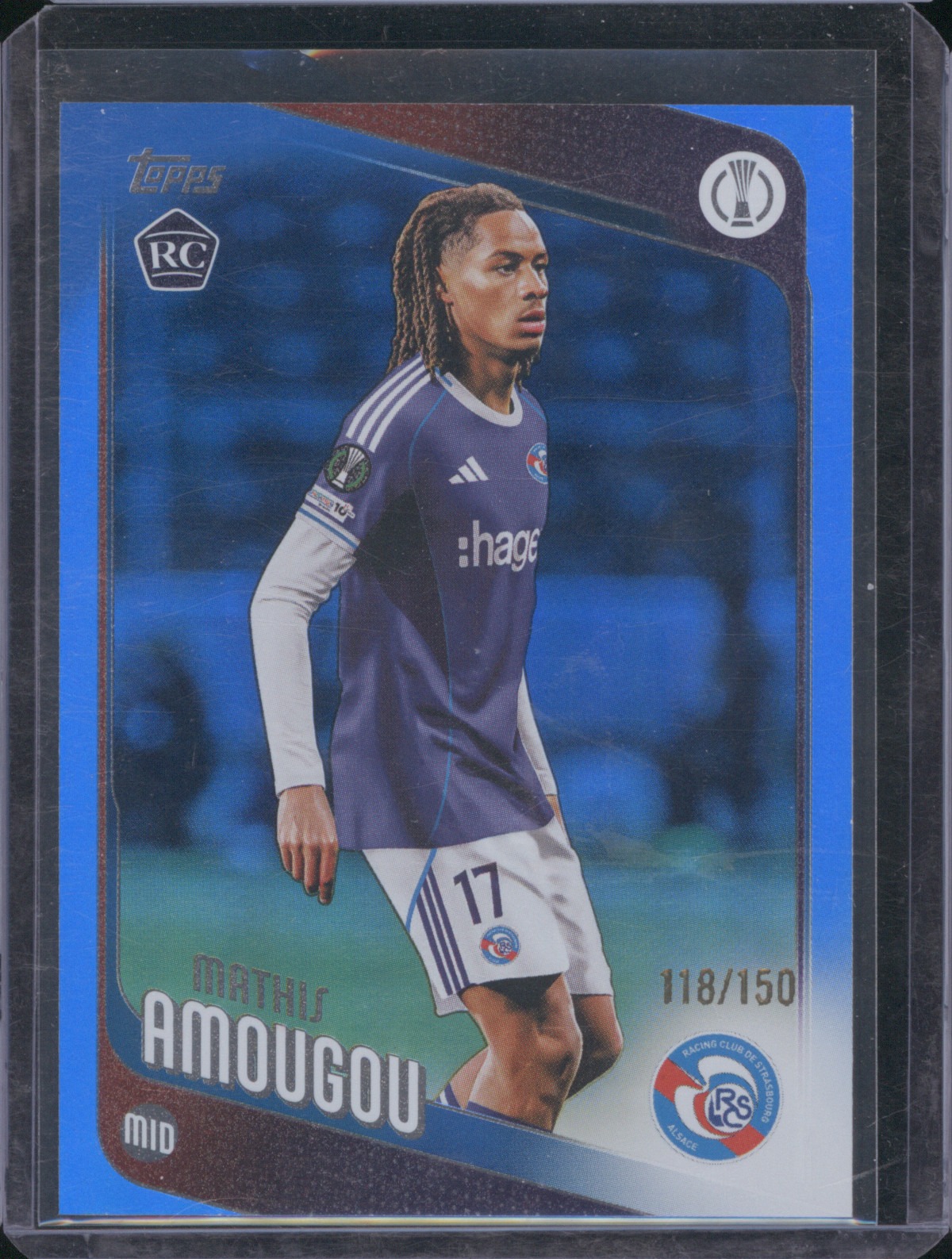 2025-26 Topps UEFA Club Competitions #177 Mathis Amougou — front