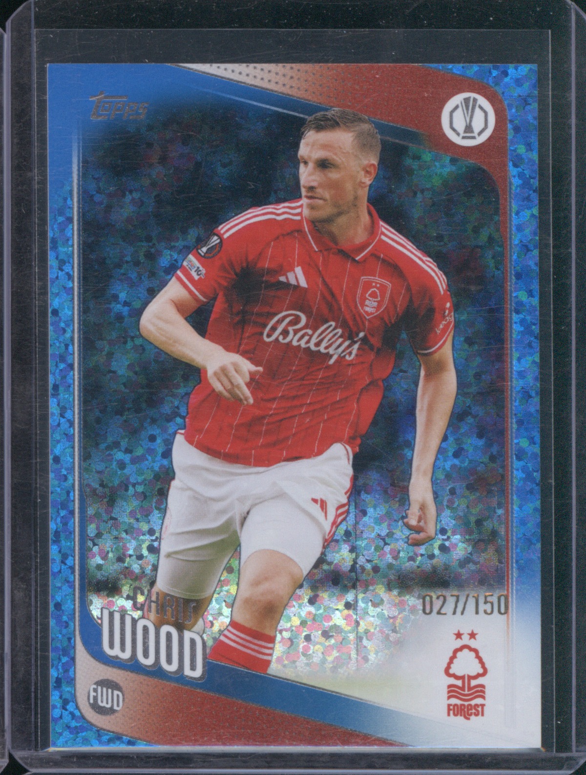 2025-26 Topps UEFA Club Competitions #186 Chris Wood — front