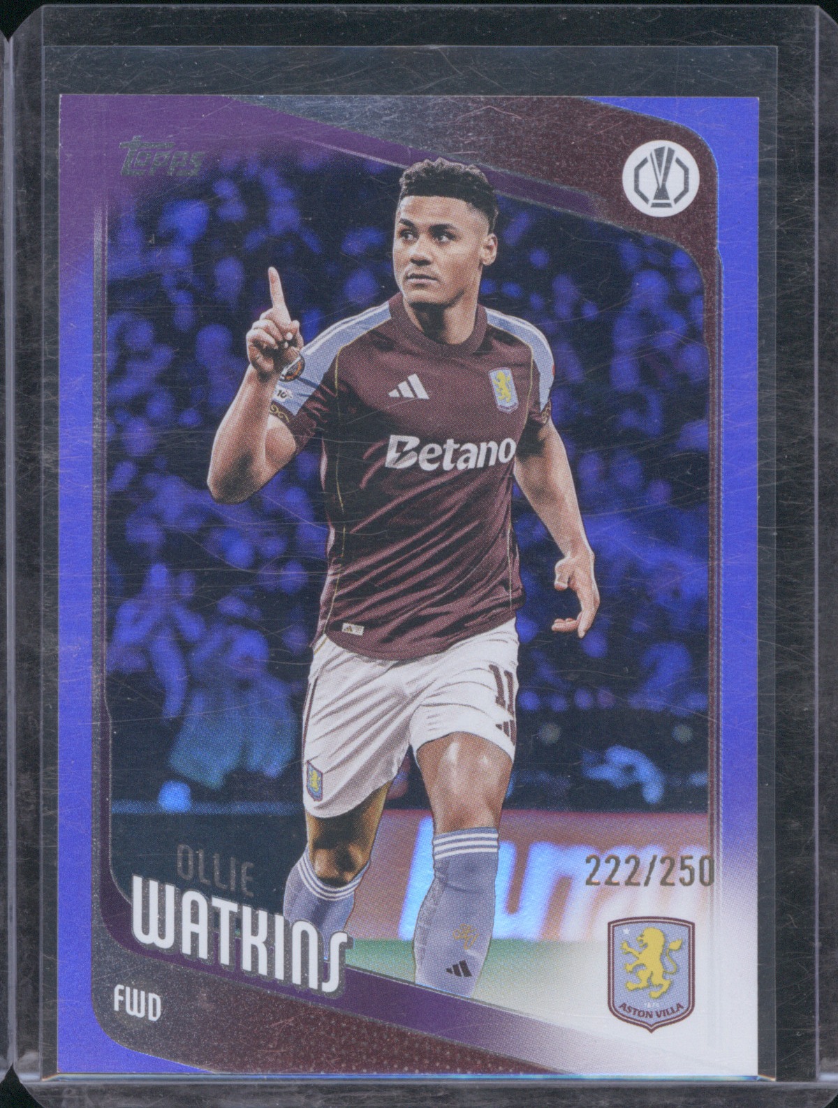 2025-26 Topps UEFA Club Competitions #124 Ollie Watkins — front